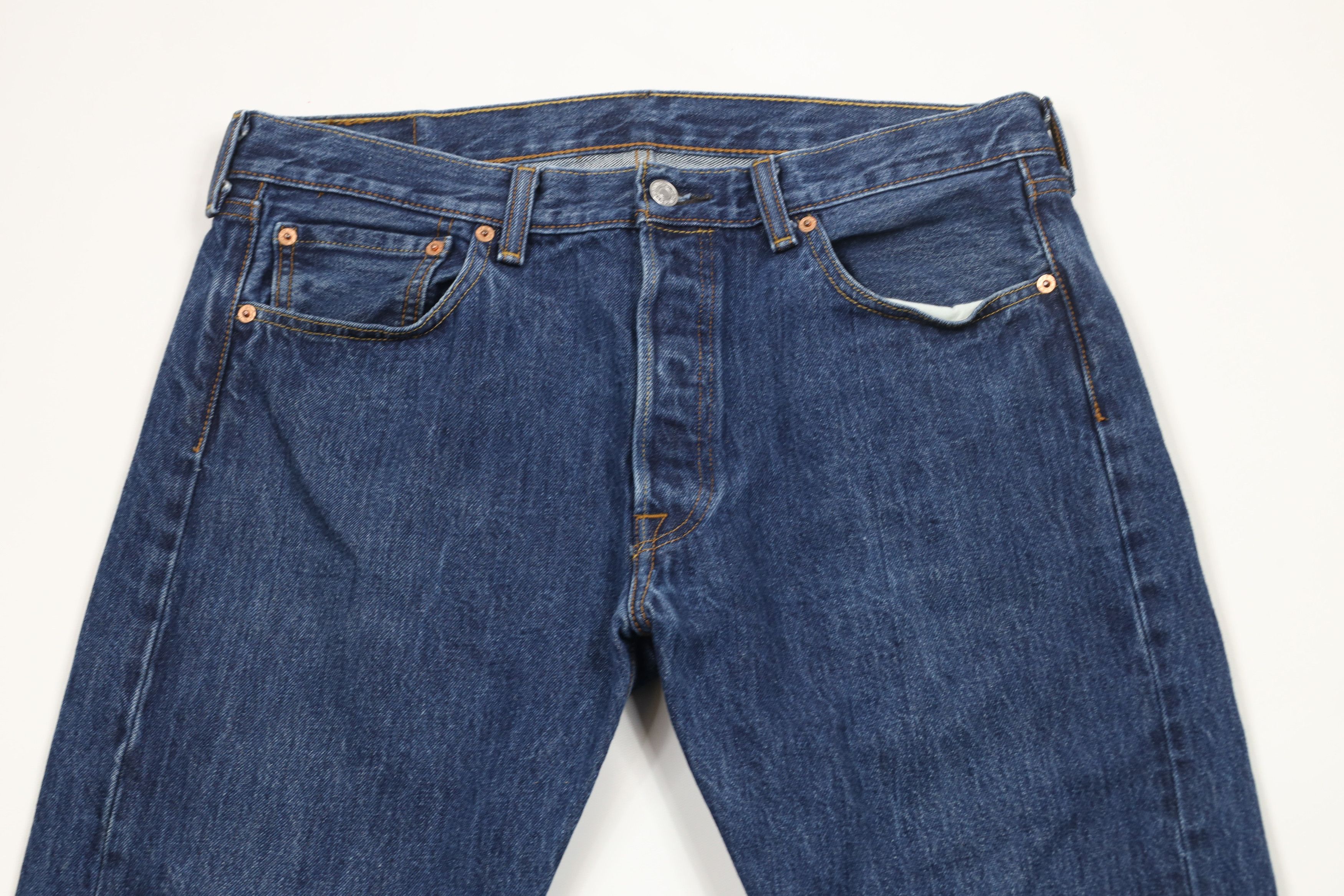 Levi's × Vintage Vintage Y2K Levis 501xx Button Fly Original Fit Denim Jeans Size US 34 / EU 50 - 2 Thumbnail