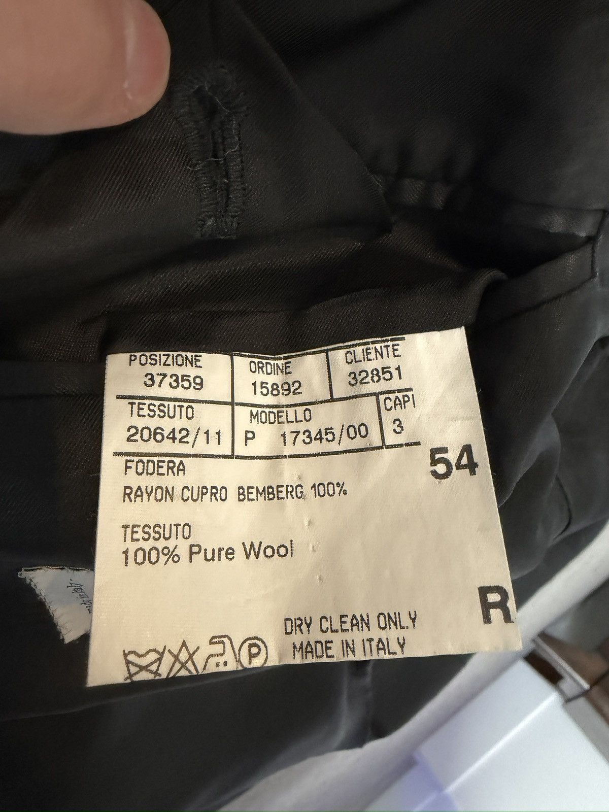 Canali Canali Proposta Blazer Grey Loro Piana Wool, Made in Italy Size 54R - 9 Thumbnail