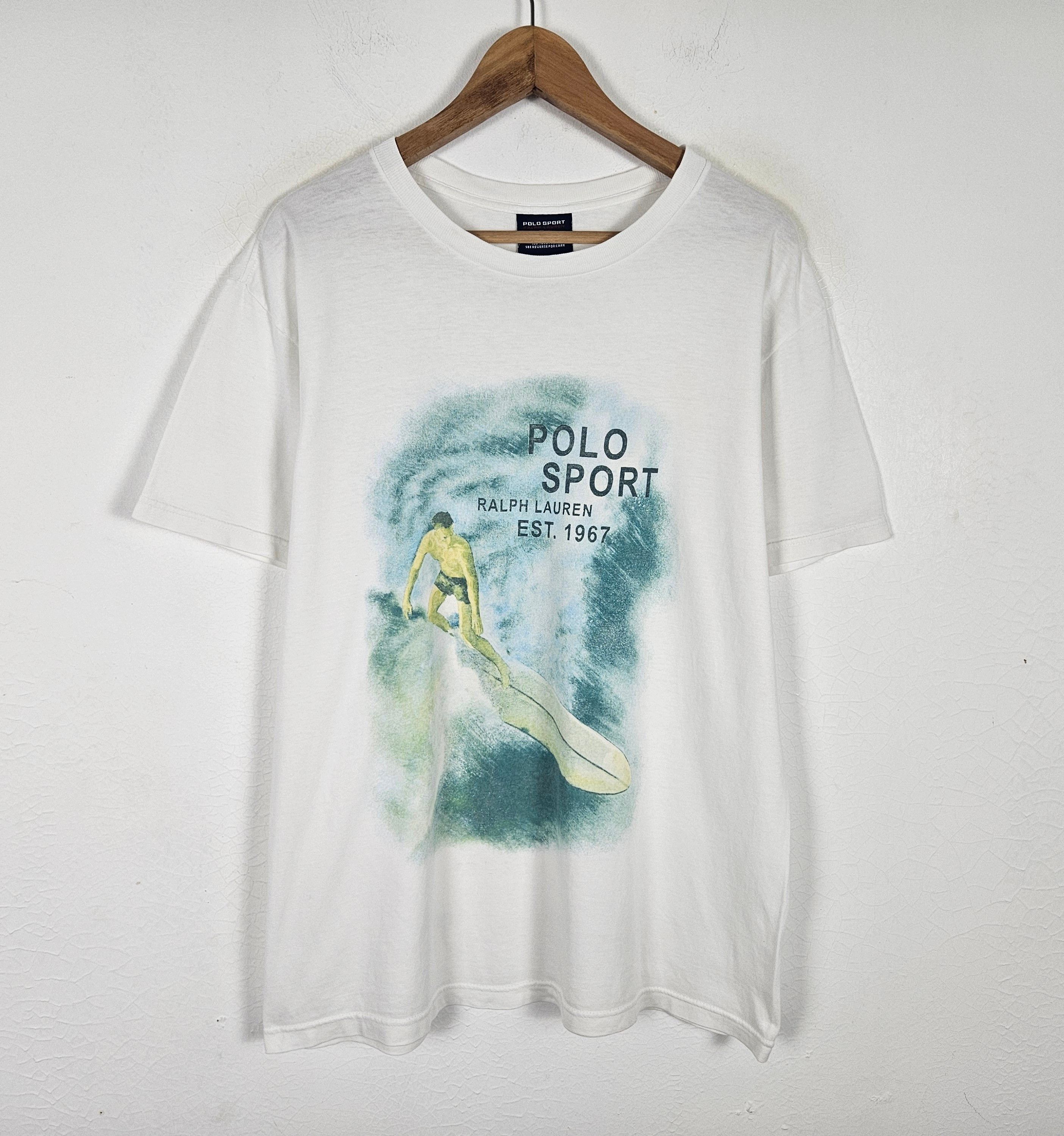 Polo Ralph Lauren Polo Ralph Lauren Polo Sport 90s RL surf shirt Size US S / EU 44-46 / 1 - 2 Thumbnail