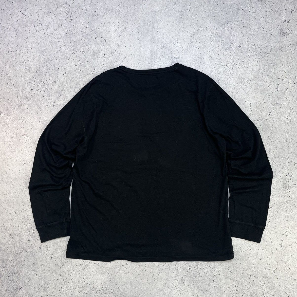 Polo Ralph Lauren × Vintage Polo Ralph Lauren Crew Neck Long Sleeve – Black Red Logo Size US XL / EU 56 / 4 - 5 Thumbnail
