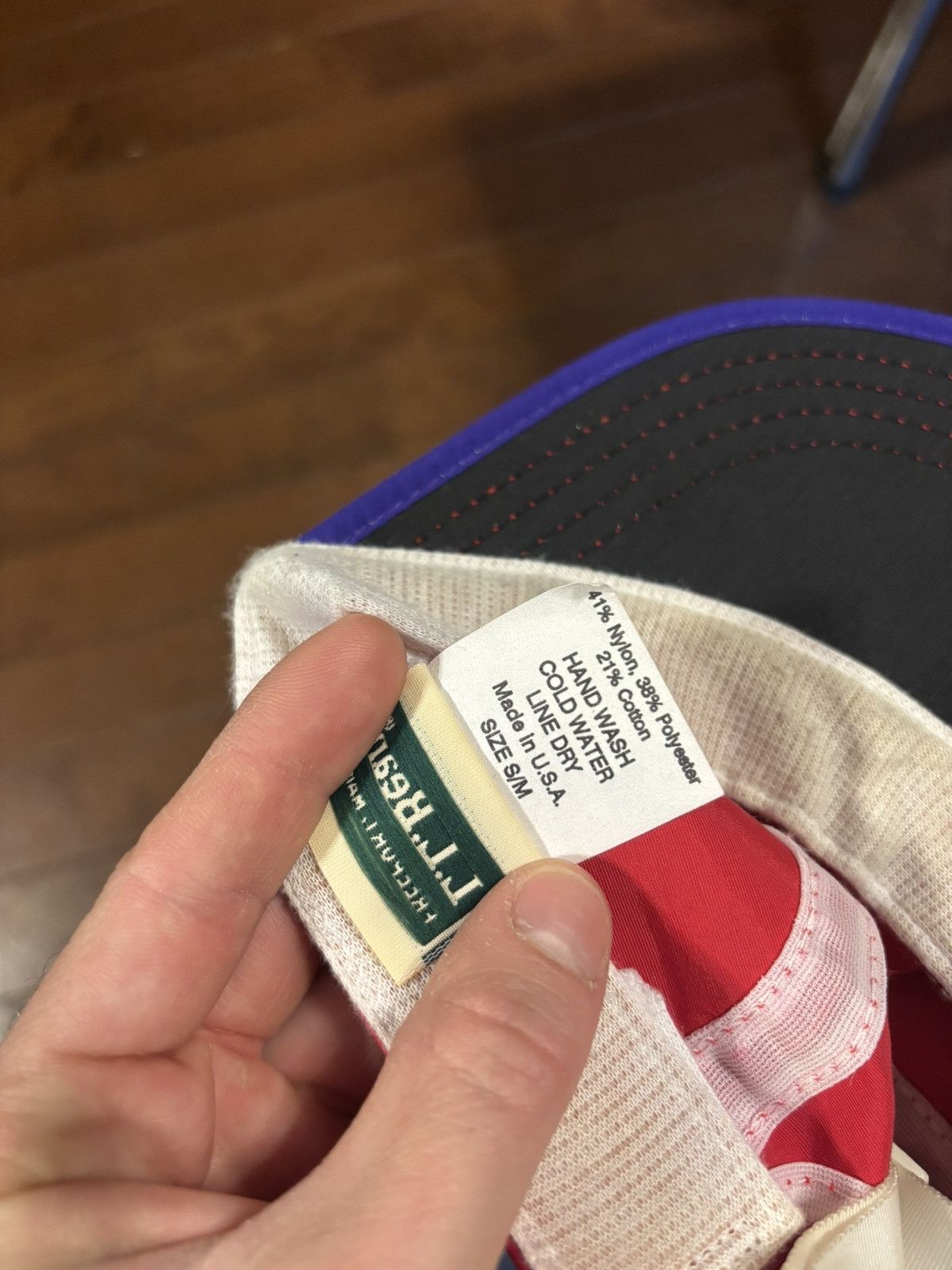 L.L. Bean Vintage 80s LL Bean 5 Panel Unstructured Ball Cap Hiking Hat Size ONE SIZE - 6 Thumbnail