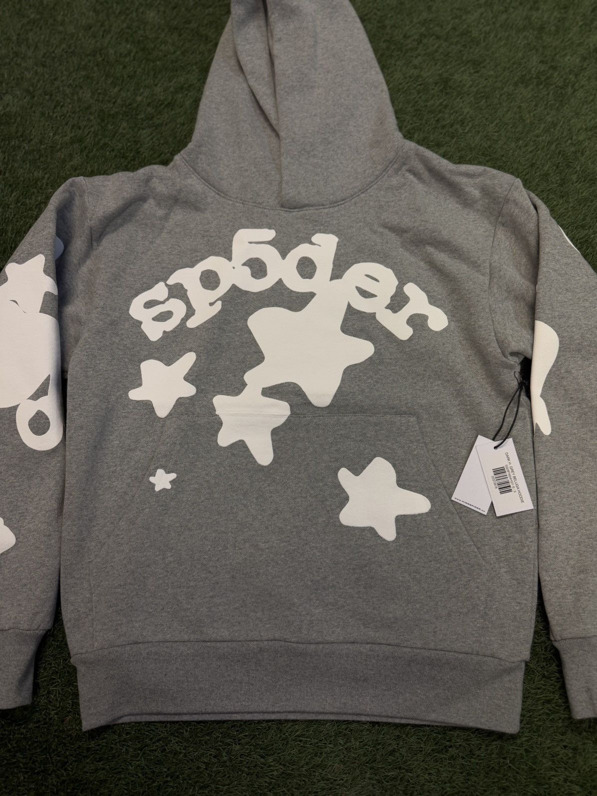 Sp5der Sp5der Worldwide Grey Beluga Hoodie Size S (NEW) Size US S / EU 44-46 / 1 - 2 Thumbnail