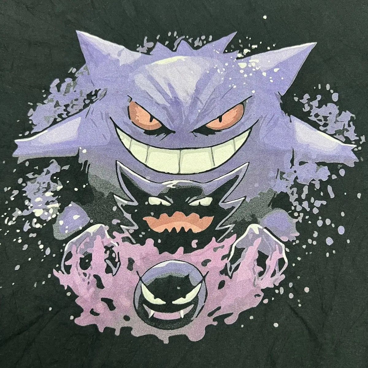 Anime Anime Nintendo Pokemon Gengar Mega Printed Tee Cartoon Size US L / EU 52-54 / 3 - 3 Thumbnail