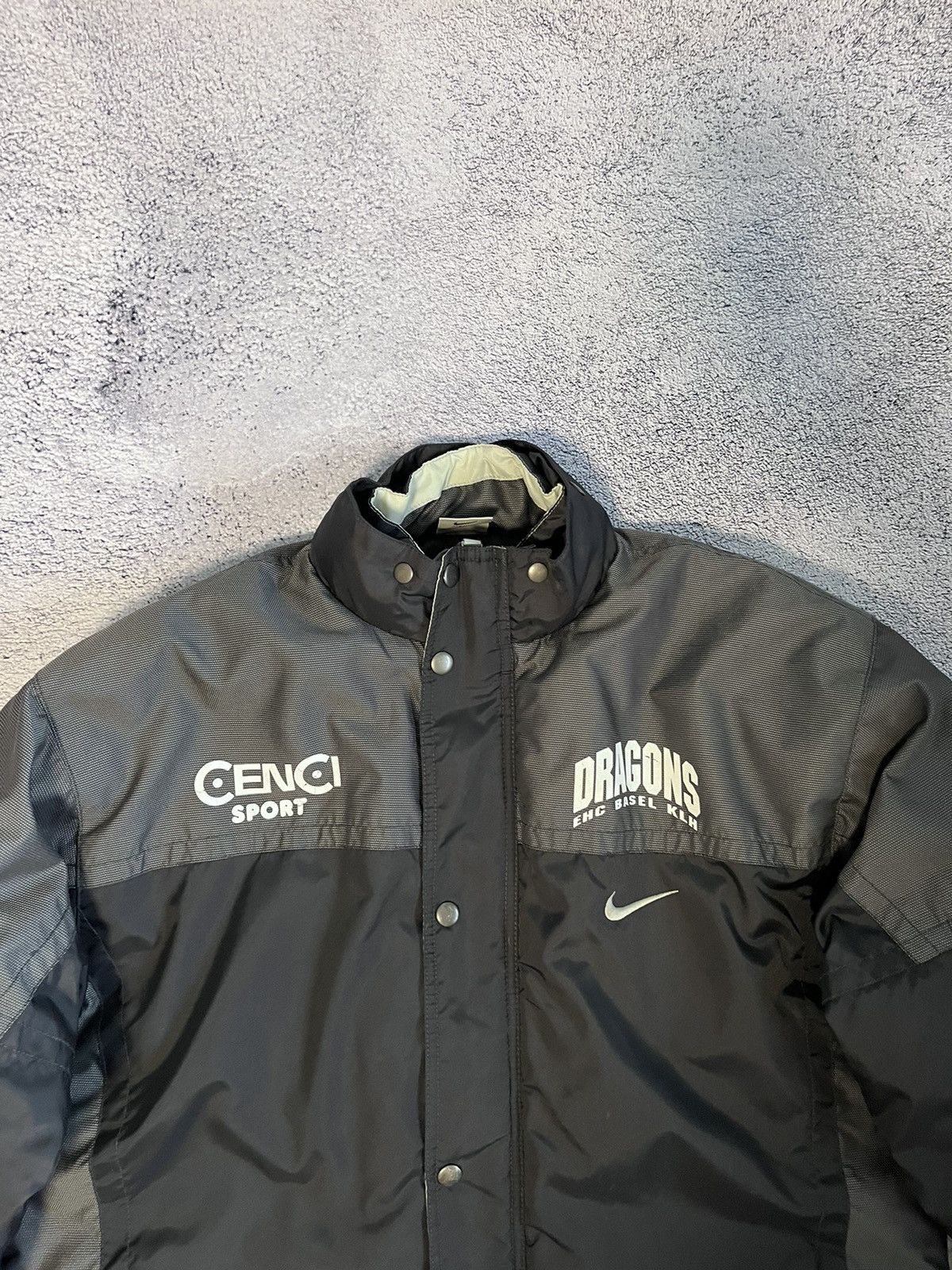 Nike Nike Kids Boys Jacket Dragons EHC Basel KLH Hockey Vintage Size US XS / EU 42 / 0 - 3 Thumbnail