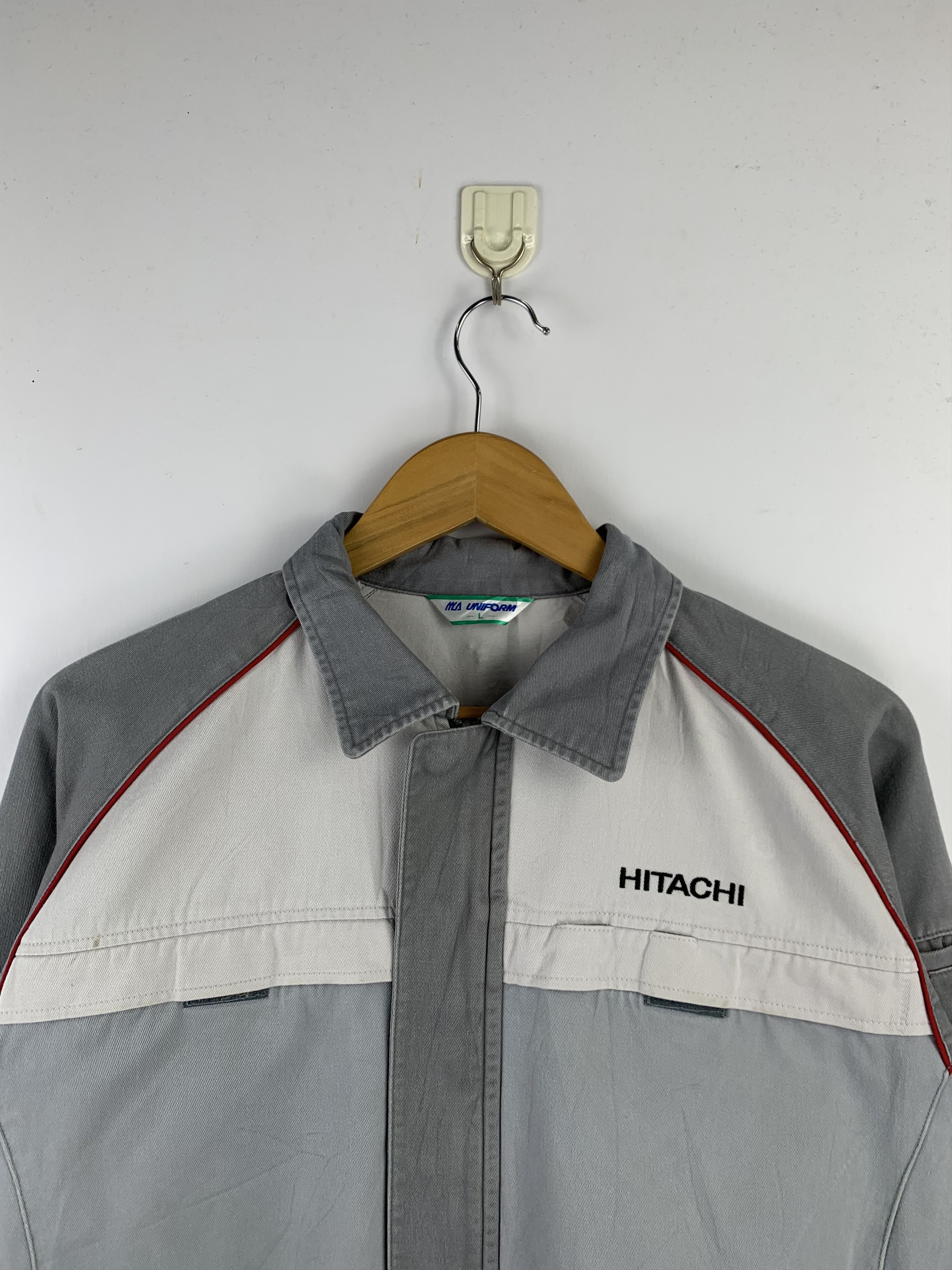 Japanese Brand Vintage Japanese Brand Hitachi Workers Jacket J1539 Size US L / EU 52-54 / 3 - 2 Thumbnail