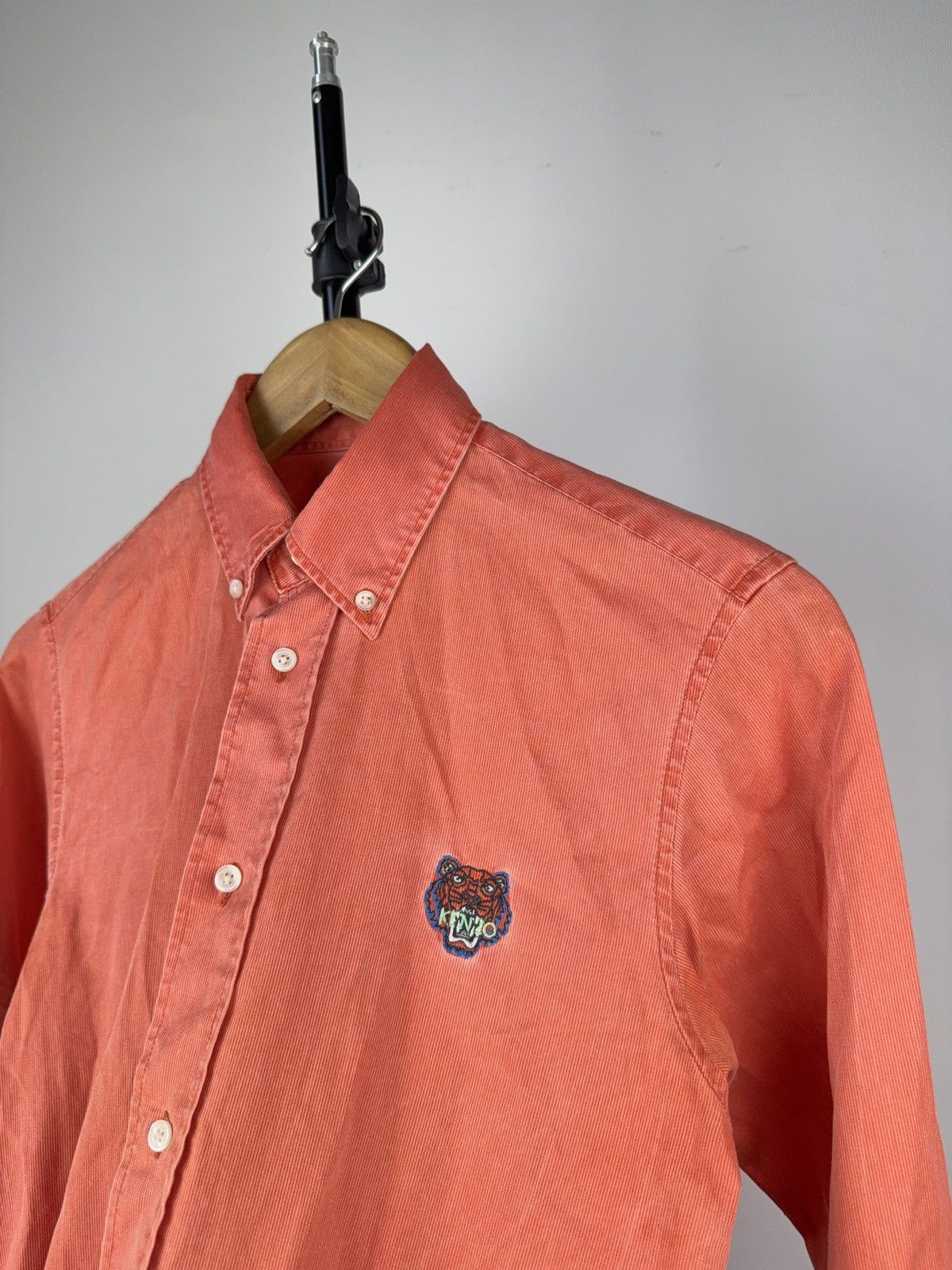 Kenzo Vintage 00s Kenzo Retro Tiger logo Luxury Button down shirt Size US XS / EU 42 / 0 - 2 Thumbnail