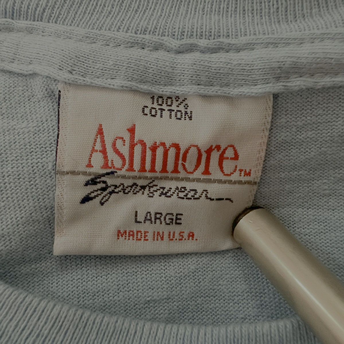 Vintage Vintage 90s Ashmore T-Shirt Men's Large Tahiti Single Stitch Size US L / EU 52-54 / 3 - 7 Thumbnail