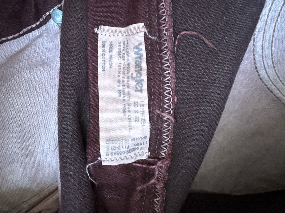 Wrangler Wrangler 13MWZ Pro Rodeo Cowboy Cut Jeans — Burgundy — 30x32 Size US 30 / EU 46 - 4 Thumbnail