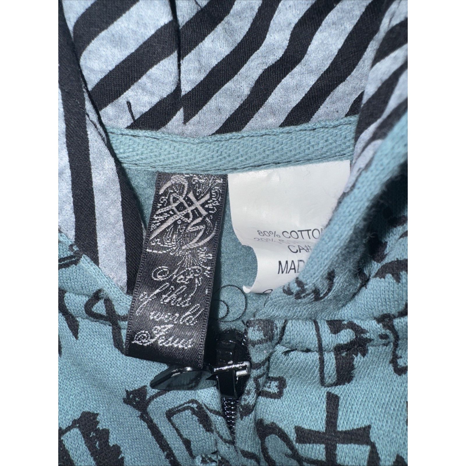 Vintage Vintage Not Of This World Full Zip Hoodie L 19x26 Y2K Goth Size L / US 10 / IT 46 - 4 Thumbnail