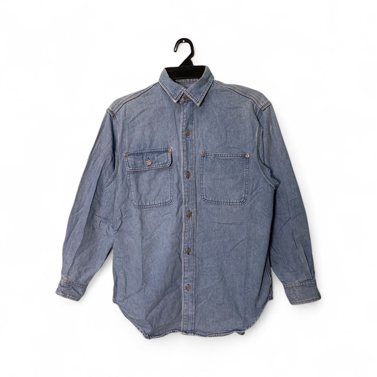 Polo Ralph Lauren Rare Design Polo Ralph Lauren Country Soft Denim Shirts Size US M / EU 48-50 / 2 - 1 Thumbnail