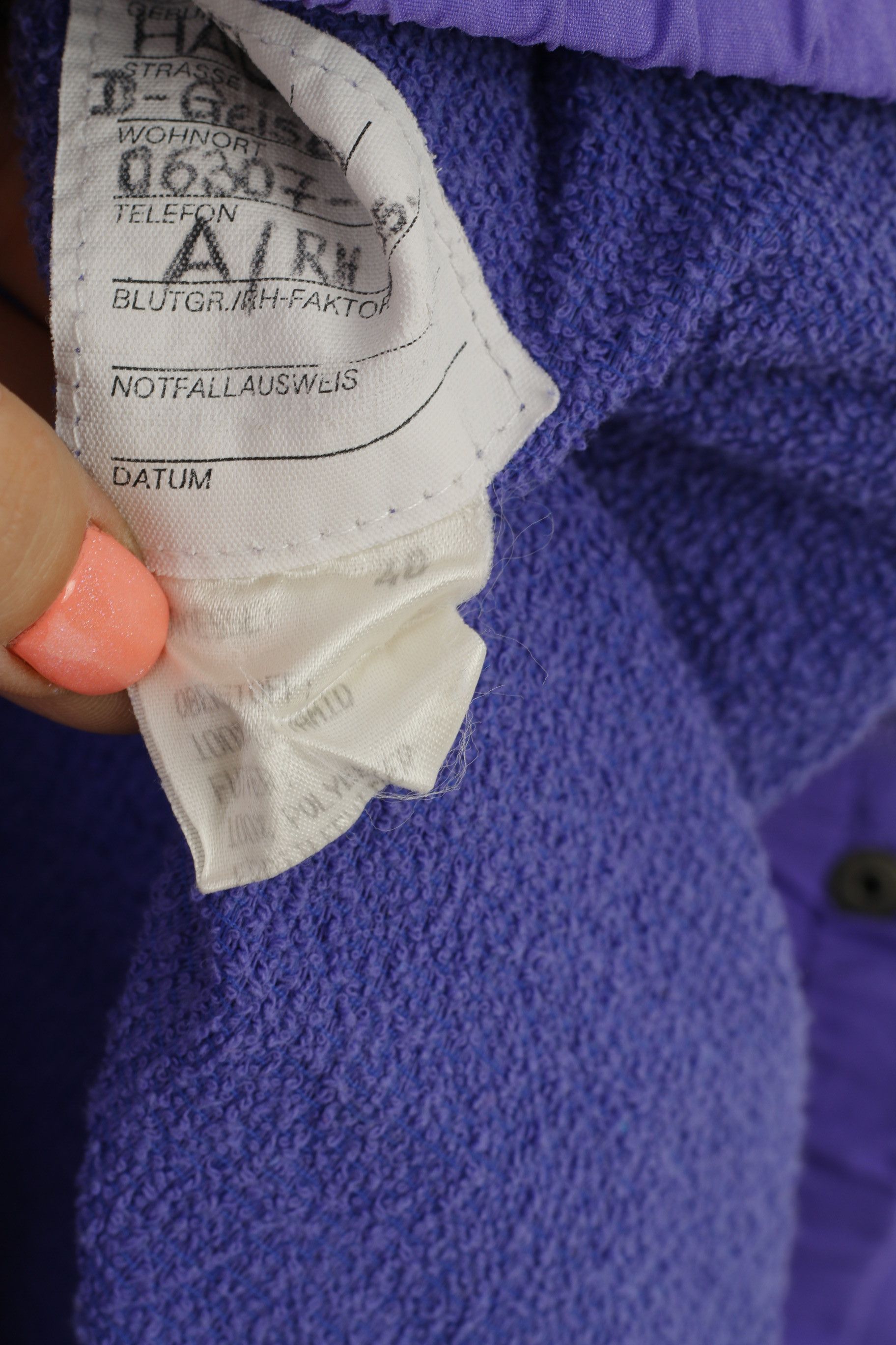 Vintage MAIER Sport Company Women 40 M Jacket Purple 5554 Size M / US 6-8 / IT 42-44 - 5 Thumbnail