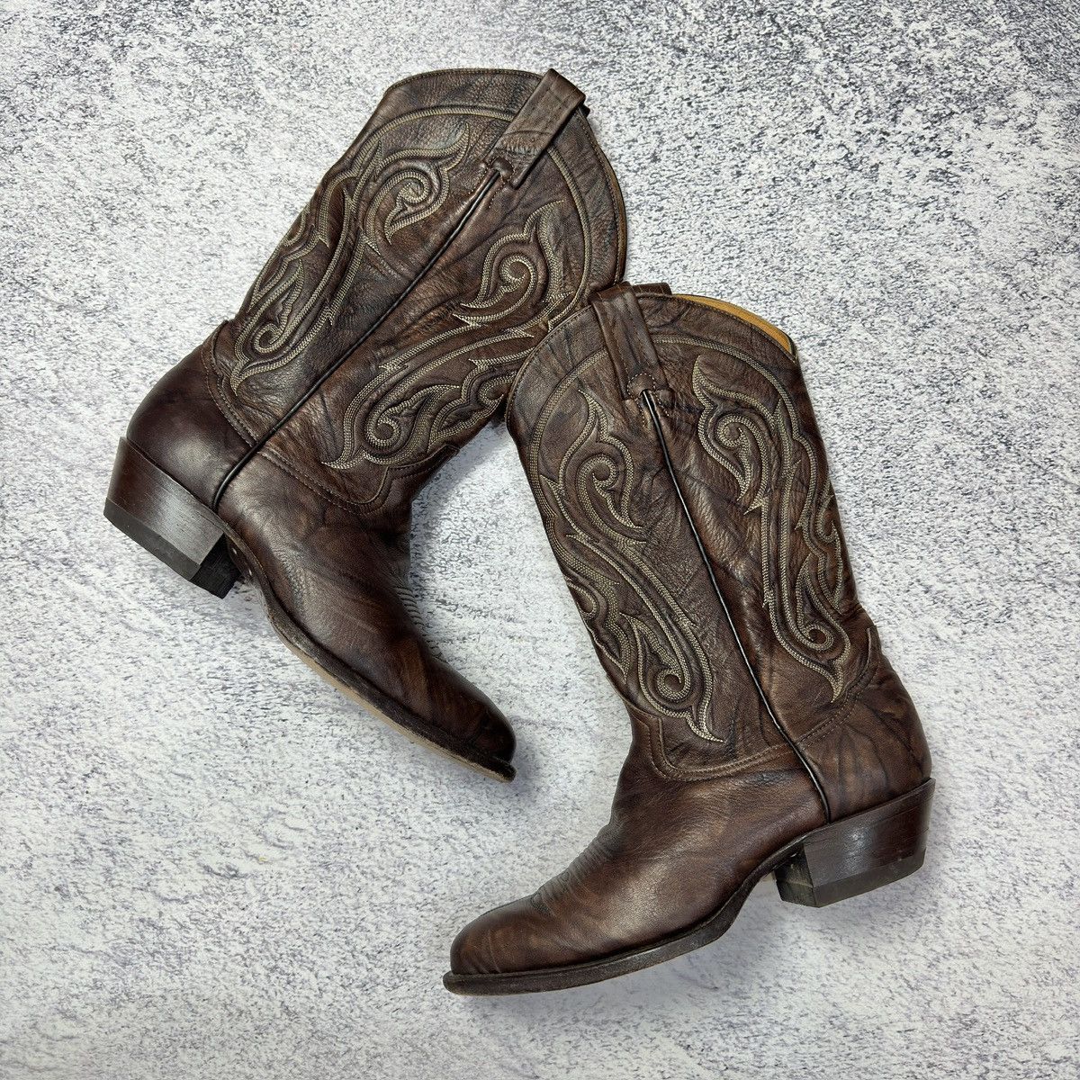 Tony Lama Womens Cowgirl Western Boots US7 UK4 EU37 23cm