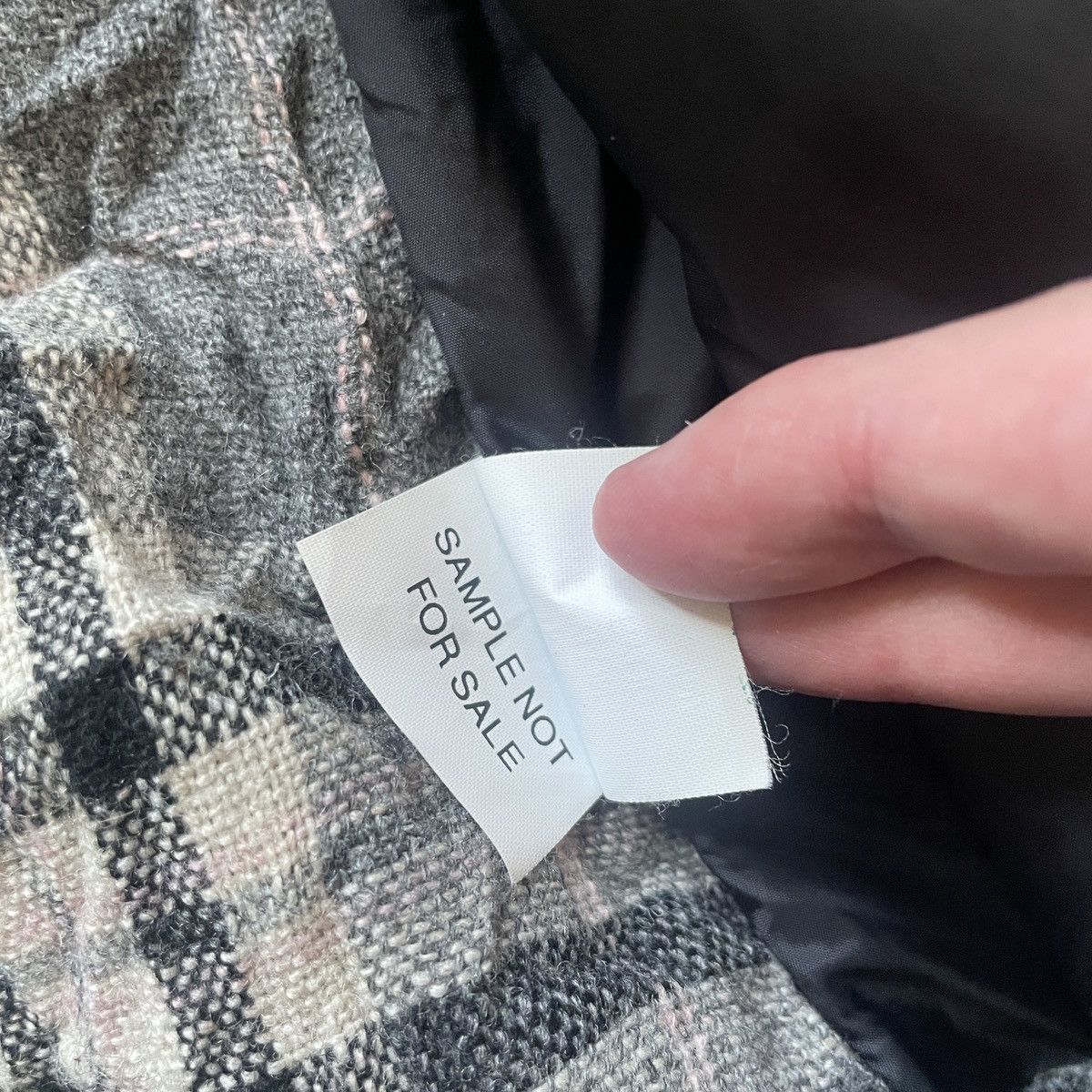 Marithe + Francois Girbaud Marithé et François Girbaud Rare Sample Wool Check Coat Size US L / EU 52-54 / 3 - 9 Thumbnail
