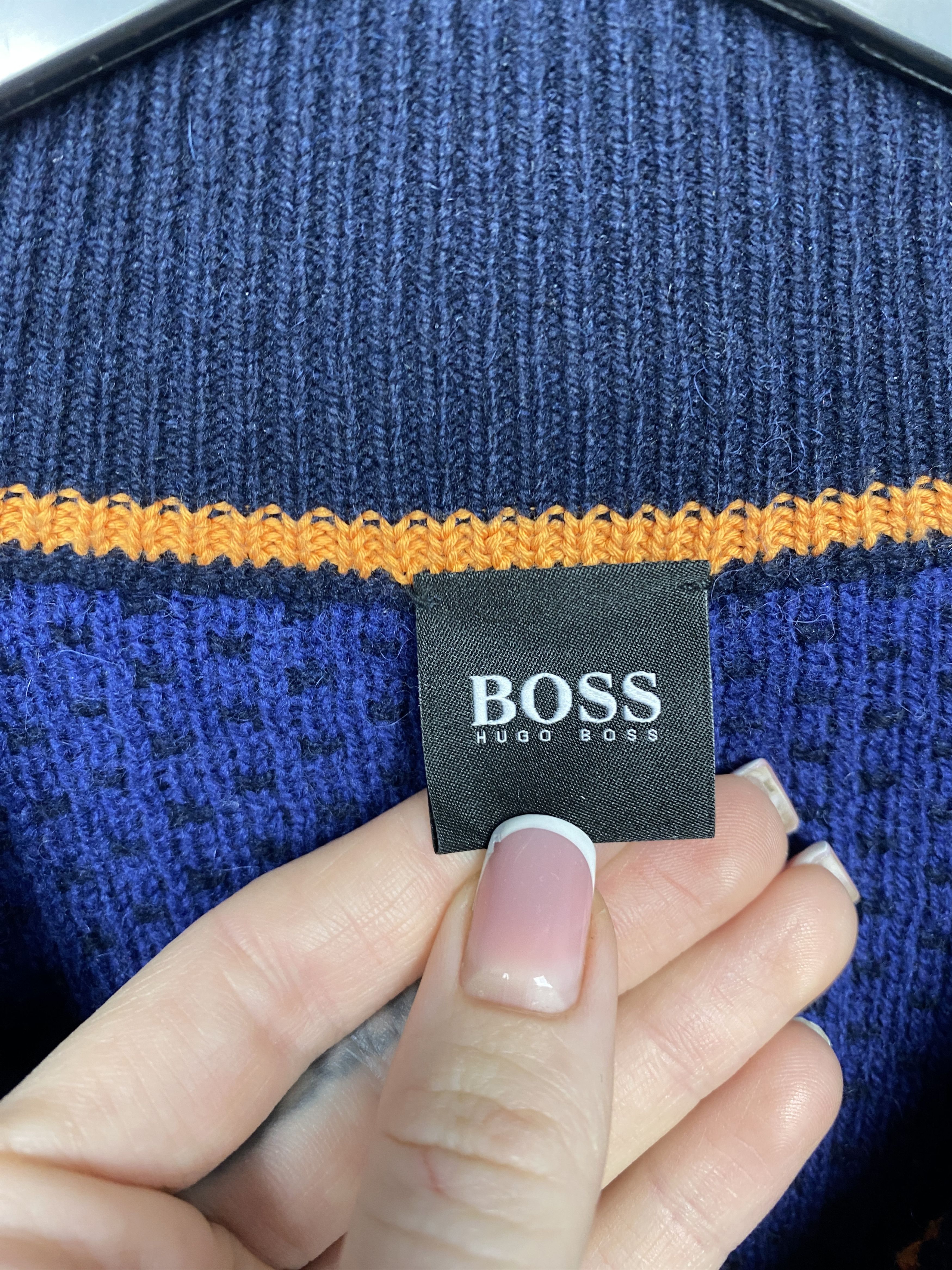 Hugo Boss Hugo Boss Mens Wool Knit Full Zip Sweater Size US XXL / EU 58 / 5 - 4 Thumbnail