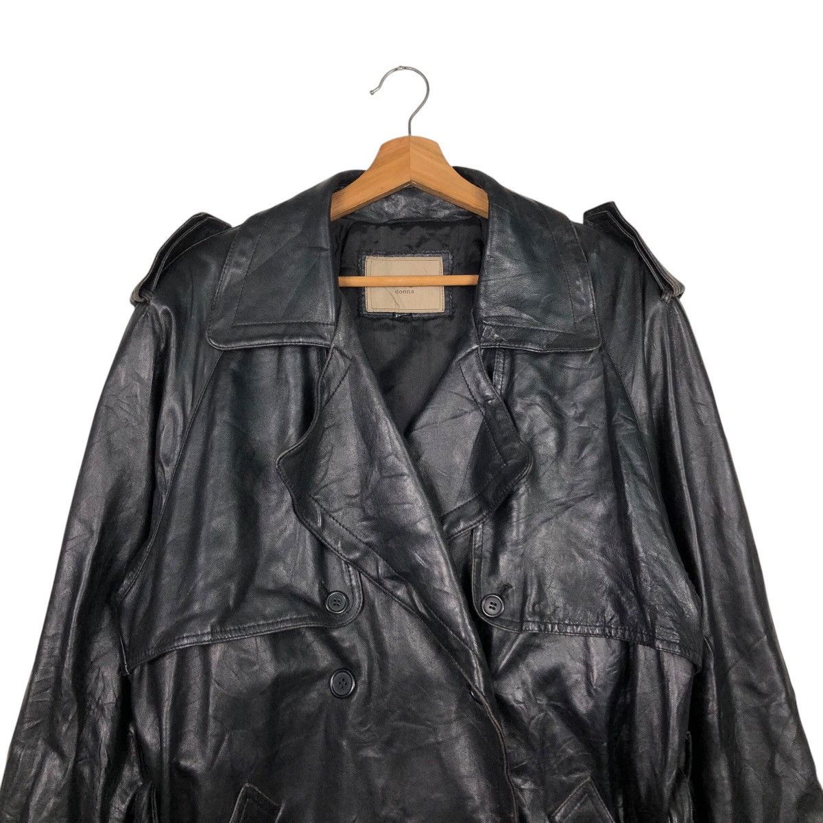 Japanese Brand 📌Vintage Leather Jacket Felgi Donna Blanket Issey Miyake Size US M / EU 48-50 / 2 - 4 Thumbnail