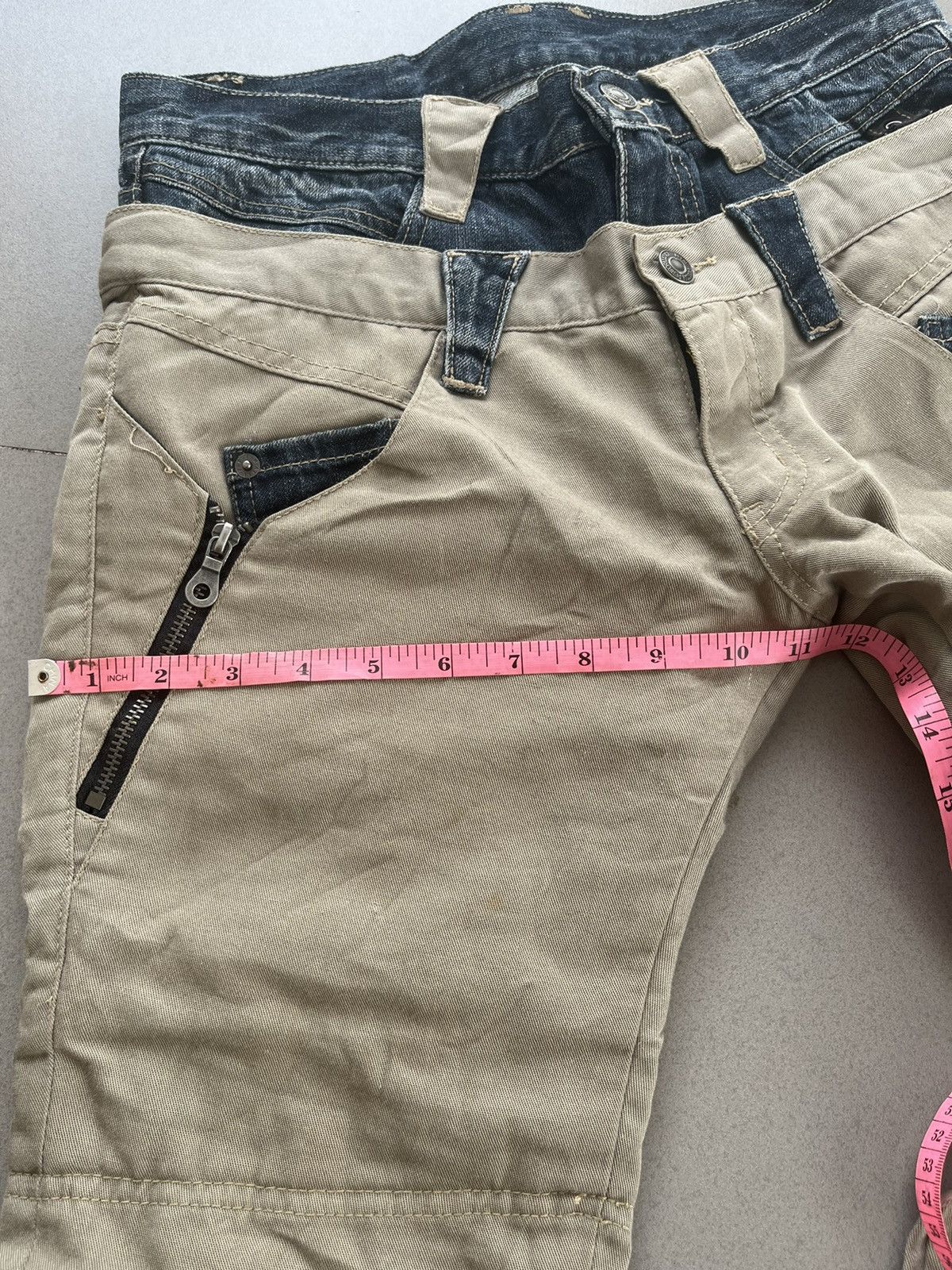 PPFM PPFM DOUBLE LAYER HYBRID DENIM SEDITIONARIES JAPANESE PUNK Size US 29 - 17 Thumbnail