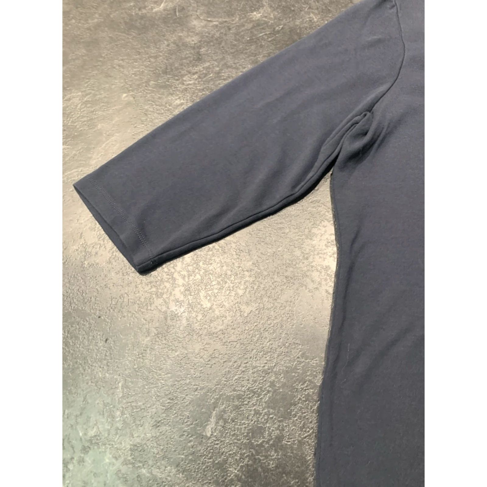 Vintage L.L. Bean Women's Blouse Shirt XL Cotton V-Neck 3/4 Sleeve Blue Casual Workwear Size XL / US 12-14 / IT 48-50 - 5 Thumbnail