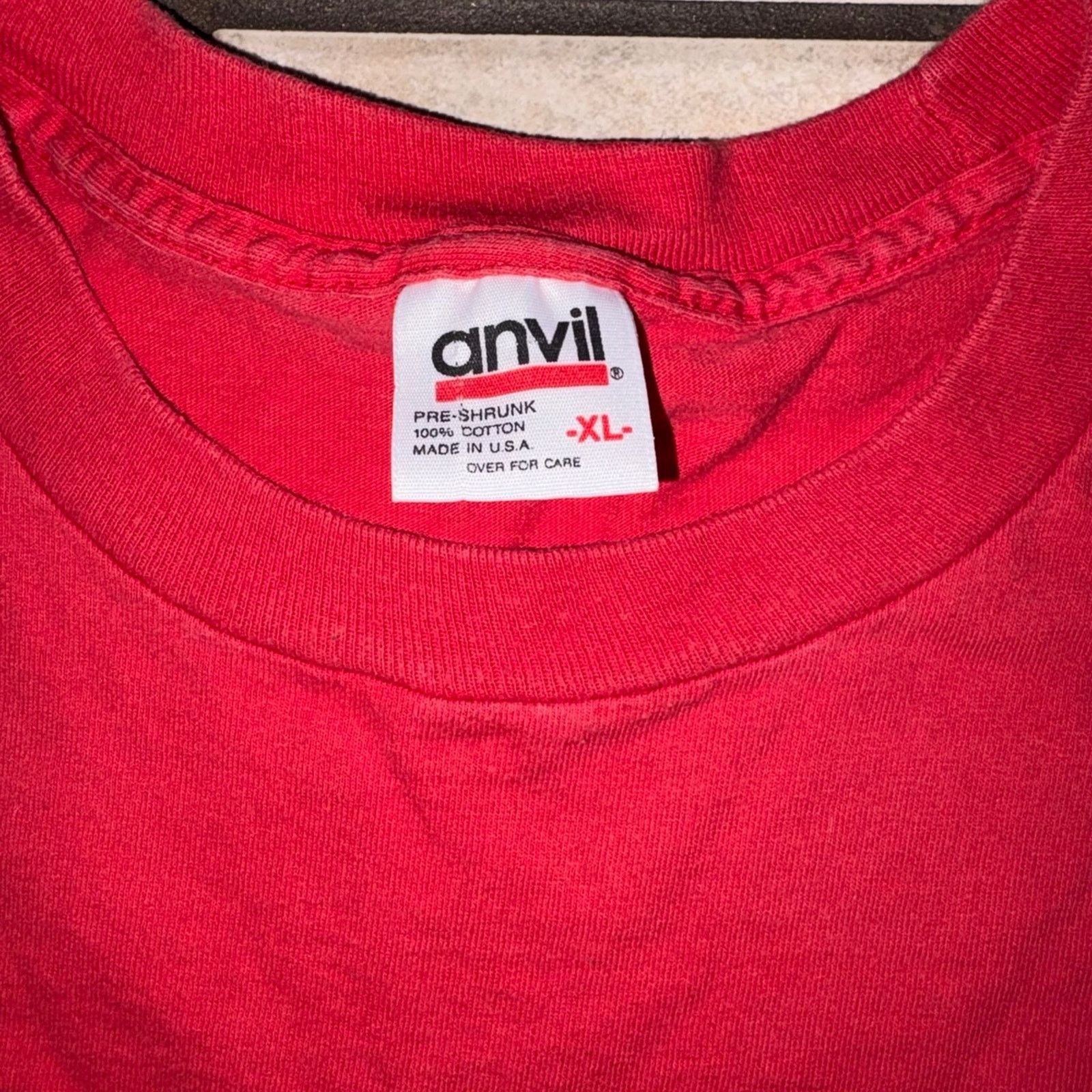 Anvil Vintage 1990 Airwaves shirt fishing XL single stitch Size US XL / EU 56 / 4 - 4 Thumbnail