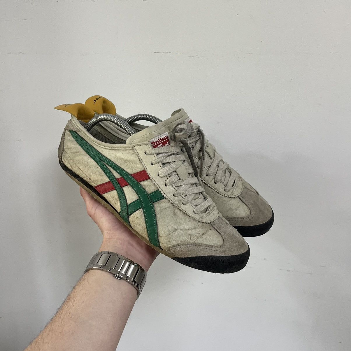 Asics Vintage ASICS Tiger Onitsuka Leather Sneakers Size US 8 / EU 41 - 2 Thumbnail