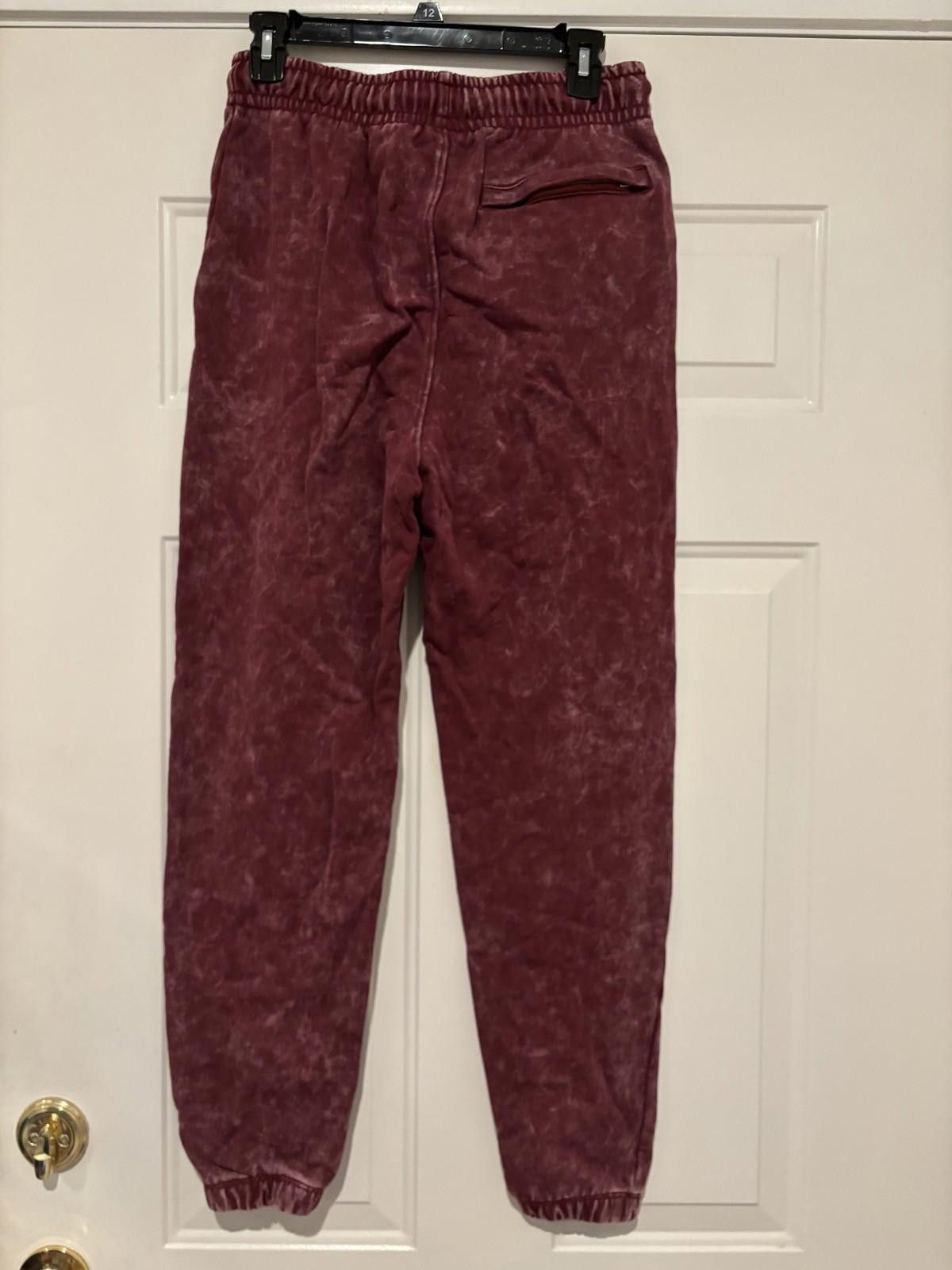 Jordan Brand Men's maroon sz S Jordans sweatpants #648 Size US 30 / EU 46 - 2 Thumbnail