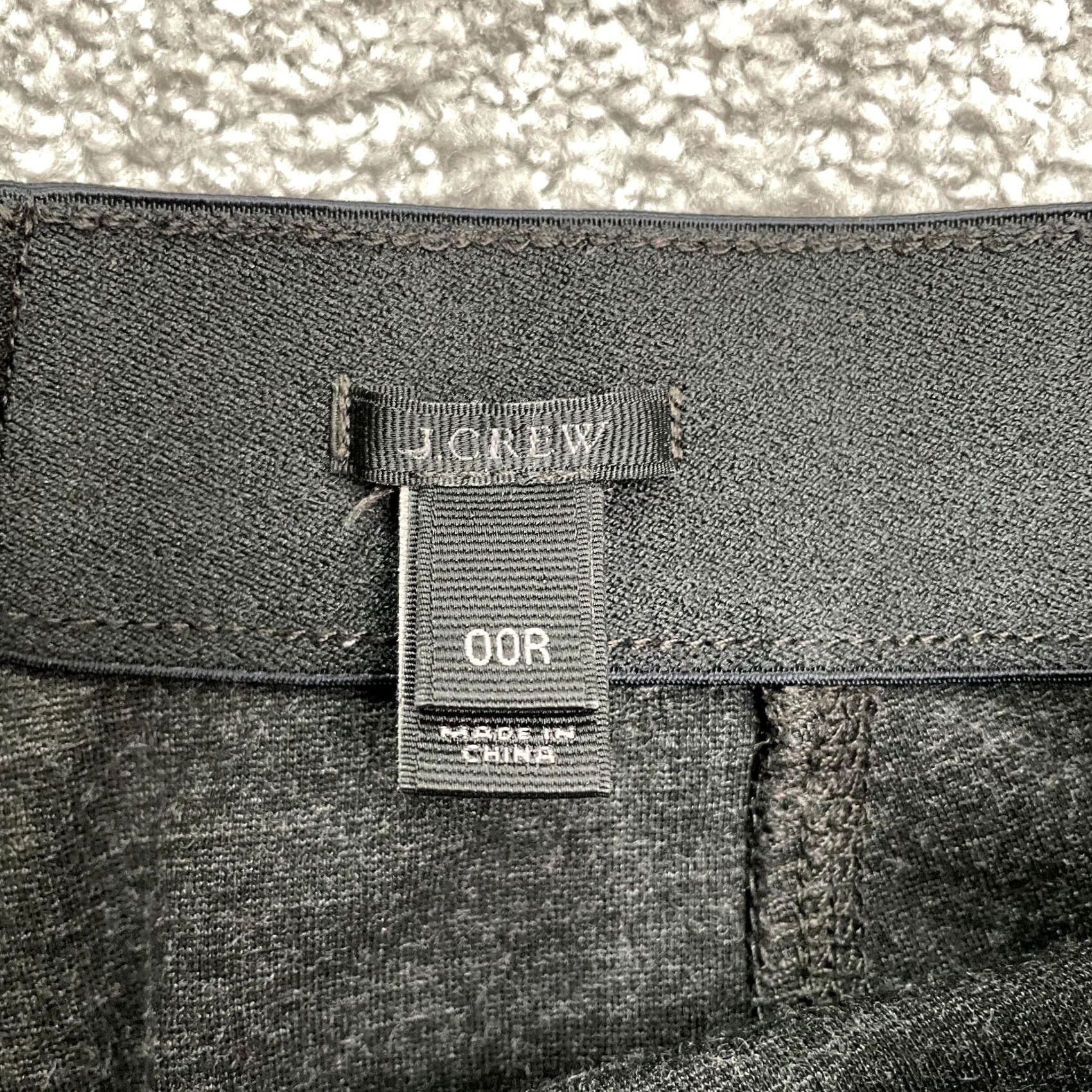 J.Crew J.Crew Compression Leggings Womens 00R Gray Mid Rise Stretch Zip 24x29 - Leggings, Activewear, Cross Training, Yoga, Walking, School, Travel Size 24" / US 00 / IT 34 - 4 Thumbnail