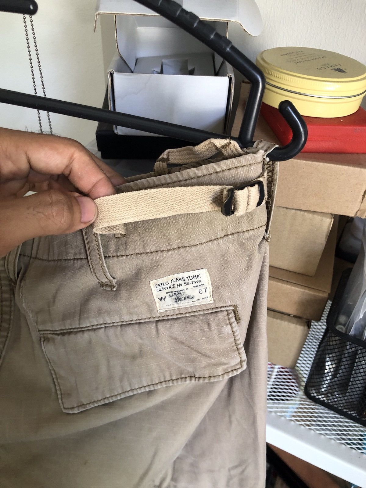 Vintage STEAL🔥 VTG Cargo Pant Polo Ralph Lauren Size US 32 / EU 48 - 13 Thumbnail