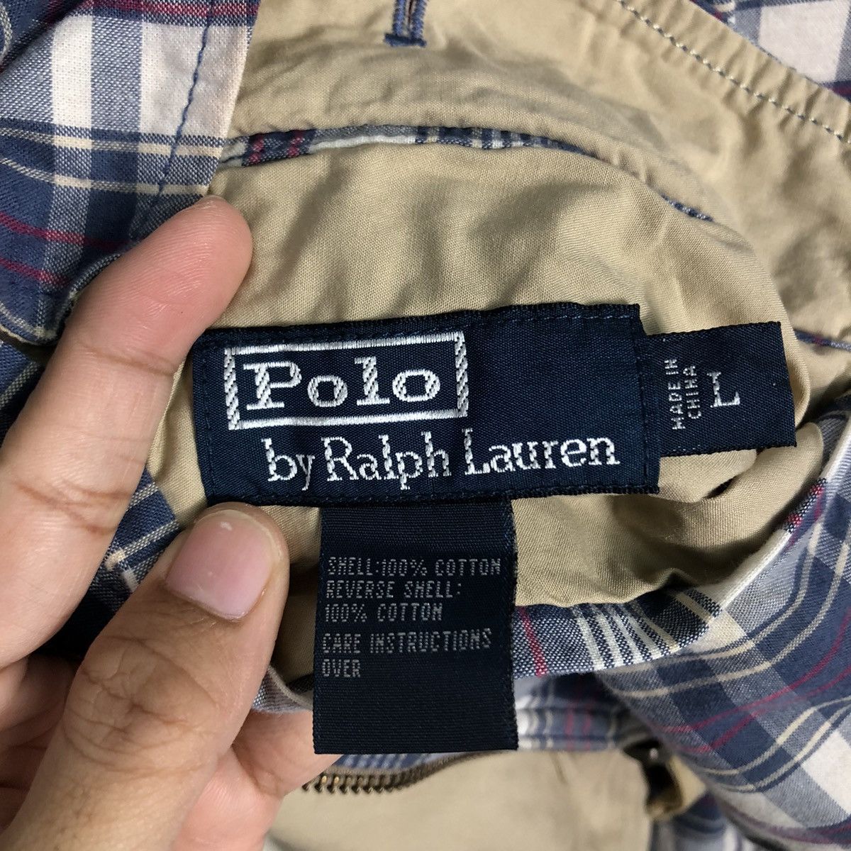 Polo Ralph Lauren Polo RL Archive Reversible Khaki Workwear x Preppy Plaid Size US L / EU 52-54 / 3 - 22 Thumbnail