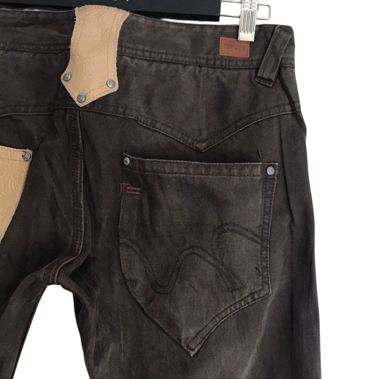 Nicole Club Nicole Club For Men Denim Flares Leather Pocket Size US 32 / EU 48 - 4 Thumbnail