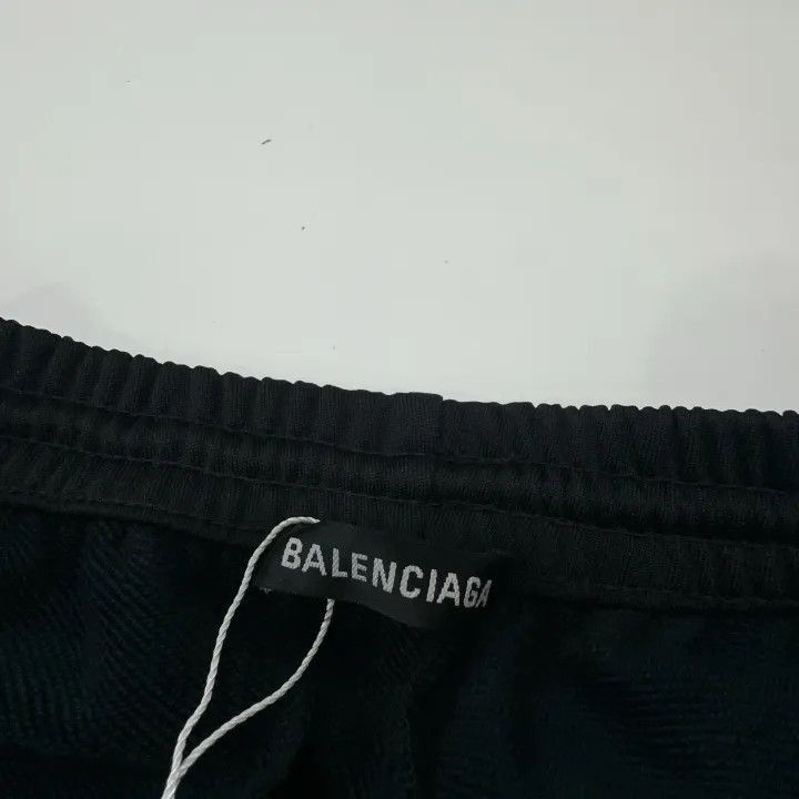 Balenciaga Balenciaga SS21 Black Logo Print Casual Pants 0079-2507 Size US 44 / EU 60 - 4 Thumbnail