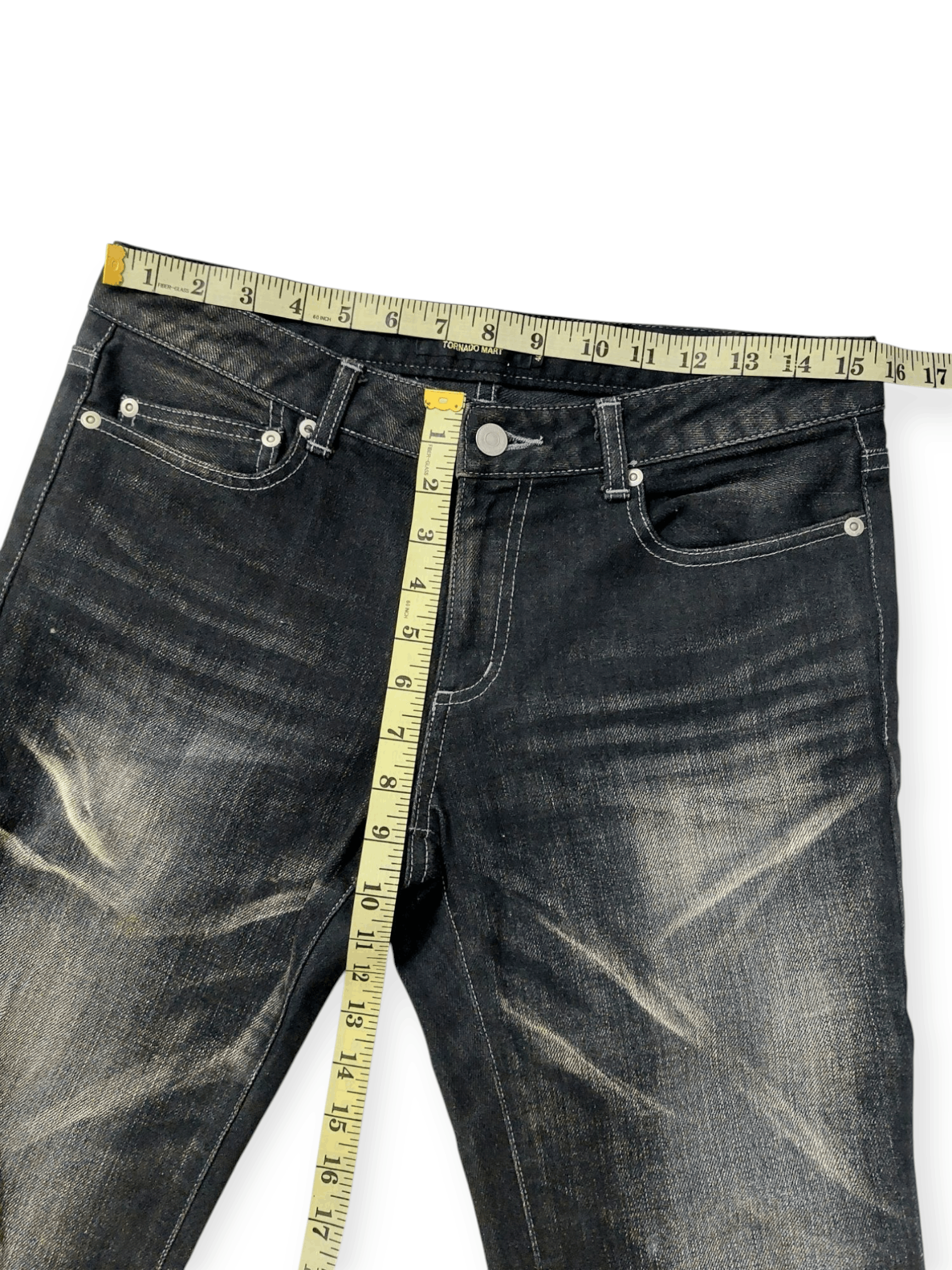 🔥Tornado Mart Japan Flared Claws Mark Denim