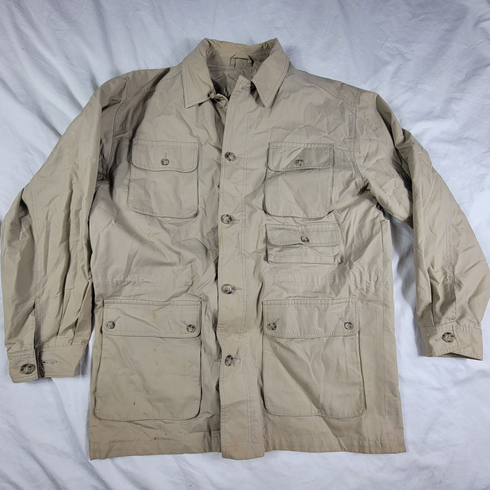 Eddie Bauer Eddie Bauer a Legend Mens Large Tan Jacket Casual Travel Wor Size US L / EU 52-54 / 3 - 1 Thumbnail