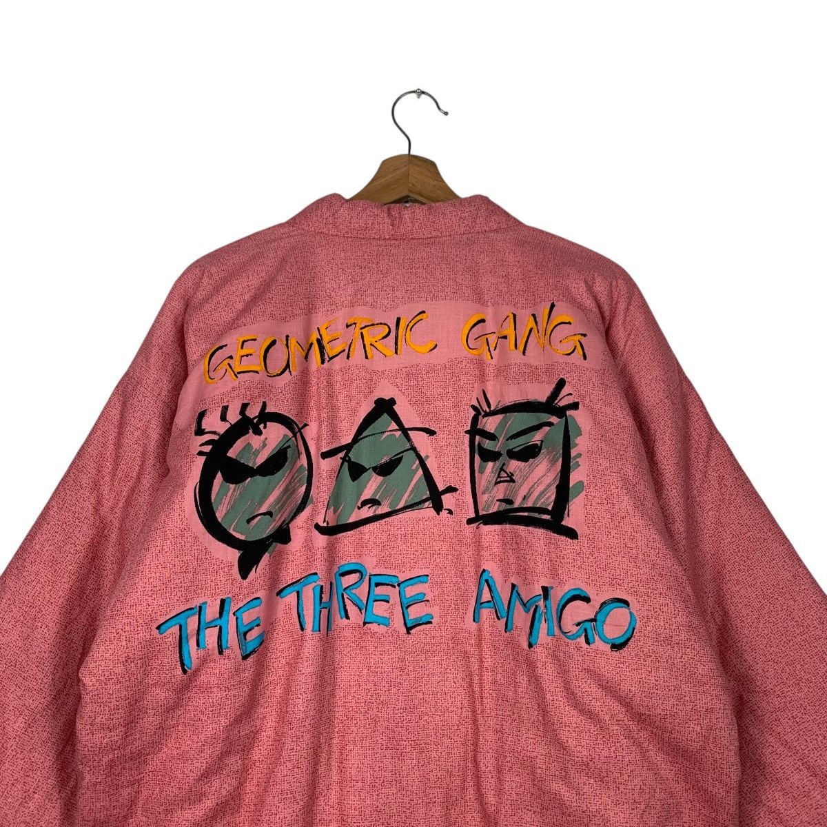 Handmade GEOMETRIC GANG The Three Amigo Big Logo Kimono #2069-C90 Size US M / EU 48-50 / 2 - 2 Thumbnail