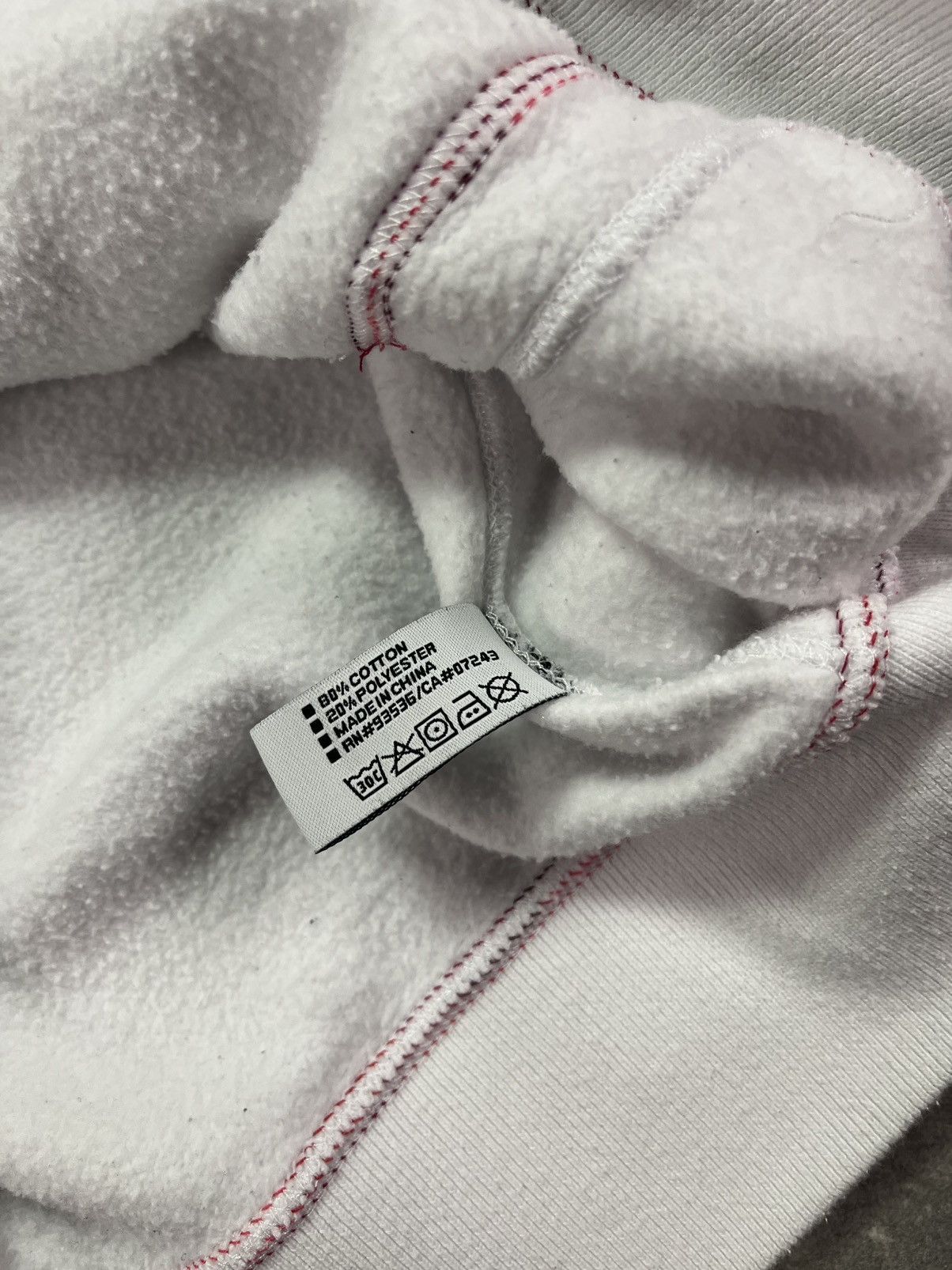 Ecko Unltd. 00s Ecko Unlimited Painted Logo Baggy Zip Hoodie XL White Size US XXL / EU 58 / 5 - 9 Thumbnail