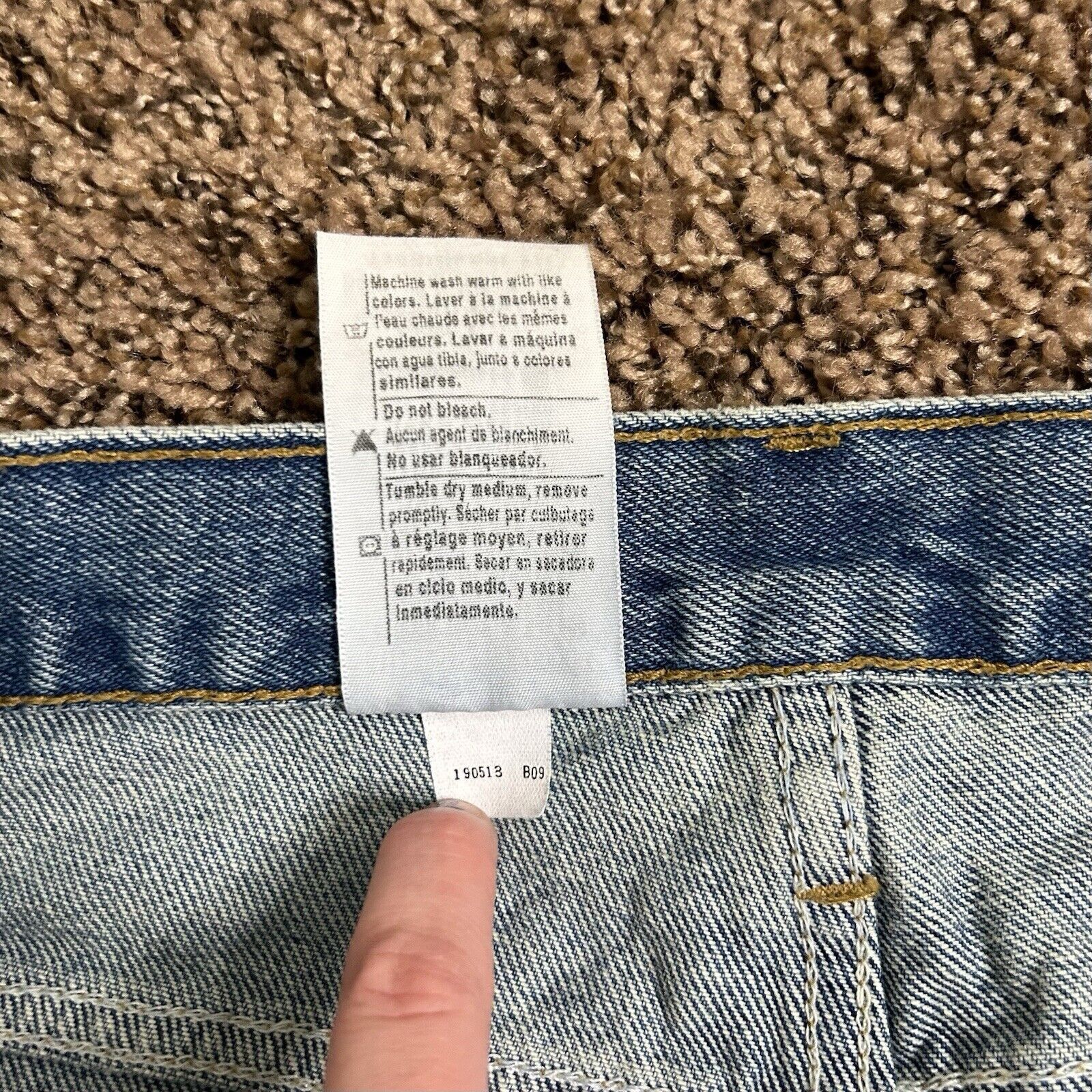 Carhartt Carhartt B480 LVB Medium Wash Traditional Fit Jeans Sz 38x32 Size US 38 / EU 54 - 7 Thumbnail