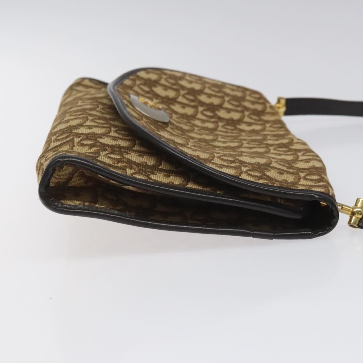 Dior DIOR Trotter Canvas Shoulder Bag Brown Size ONE SIZE - 3 Thumbnail