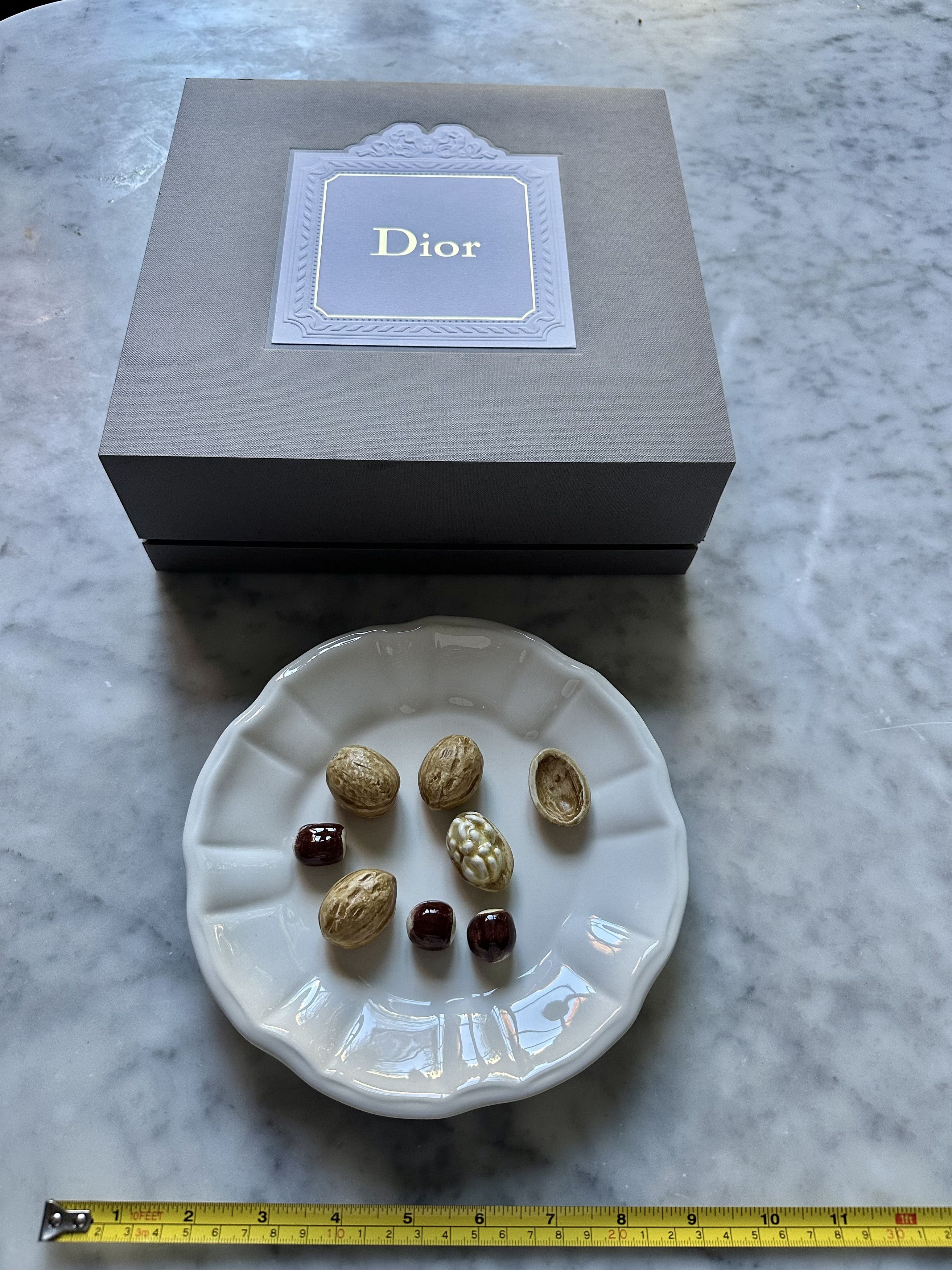 Dior Dior & Pharrell Williams Ceramic Small Decorative Plate Size ONE SIZE - 1 Thumbnail