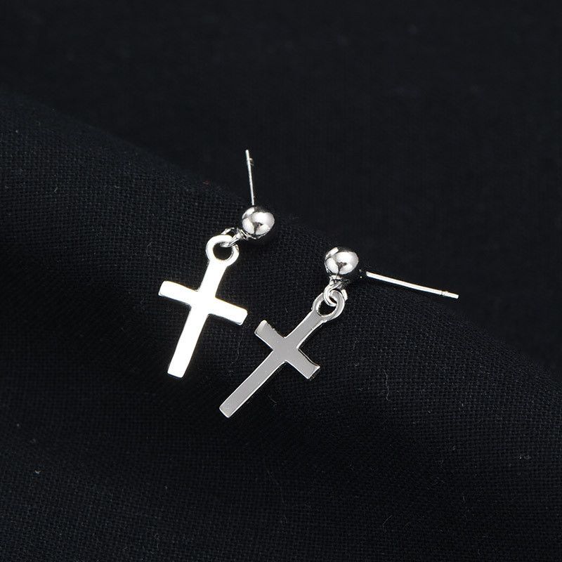 Jewelry Dark Earrings One Pairs Chrome Jewelry Size ONE SIZE - 3 Thumbnail