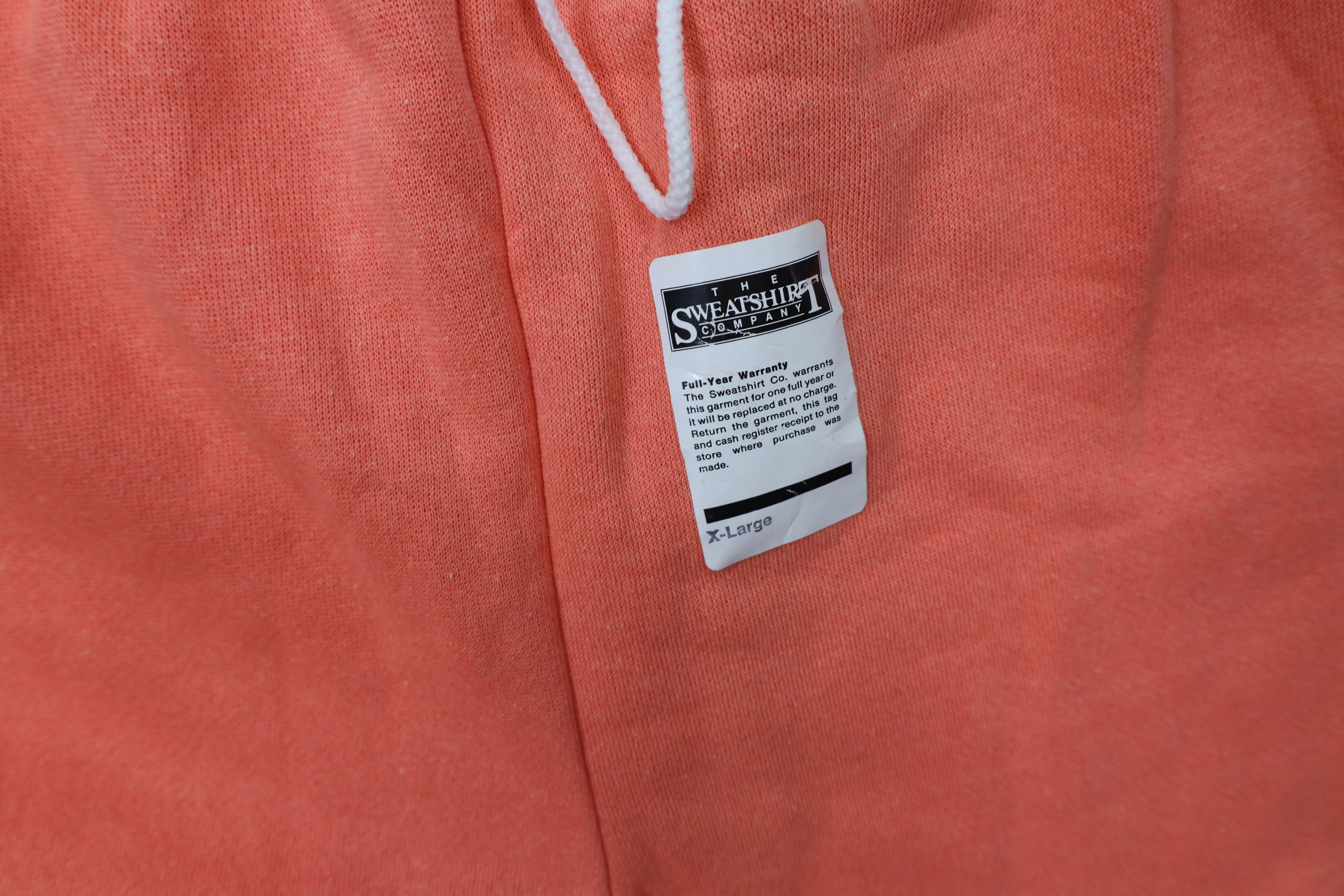 Vintage Deadstock Vintage 90s Streetwear Sweatpants Joggers Salmon Size 30" / US 8 / IT 44 - 5 Thumbnail