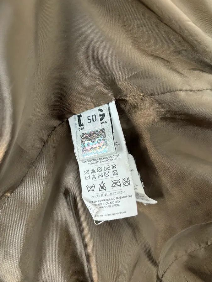 Dolce & Gabbana AW2008 Dolce & Gabbana Brown Perfored Aviator Classy Leather Jacket Size US M / EU 48-50 / 2 - 13 Thumbnail