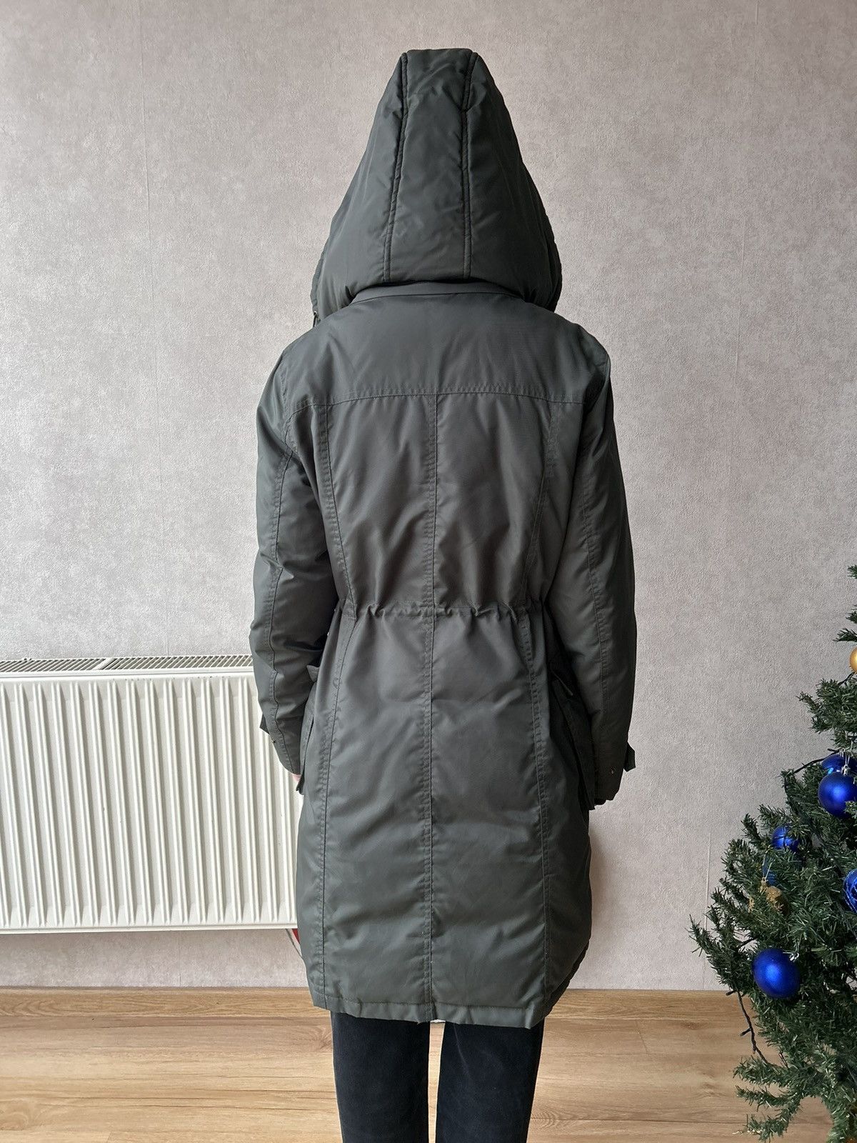 Burberry Burberry Brit Fur Ski Down Nova Check Parka Jacket Size L / US 10 / IT 46 - 3 Thumbnail