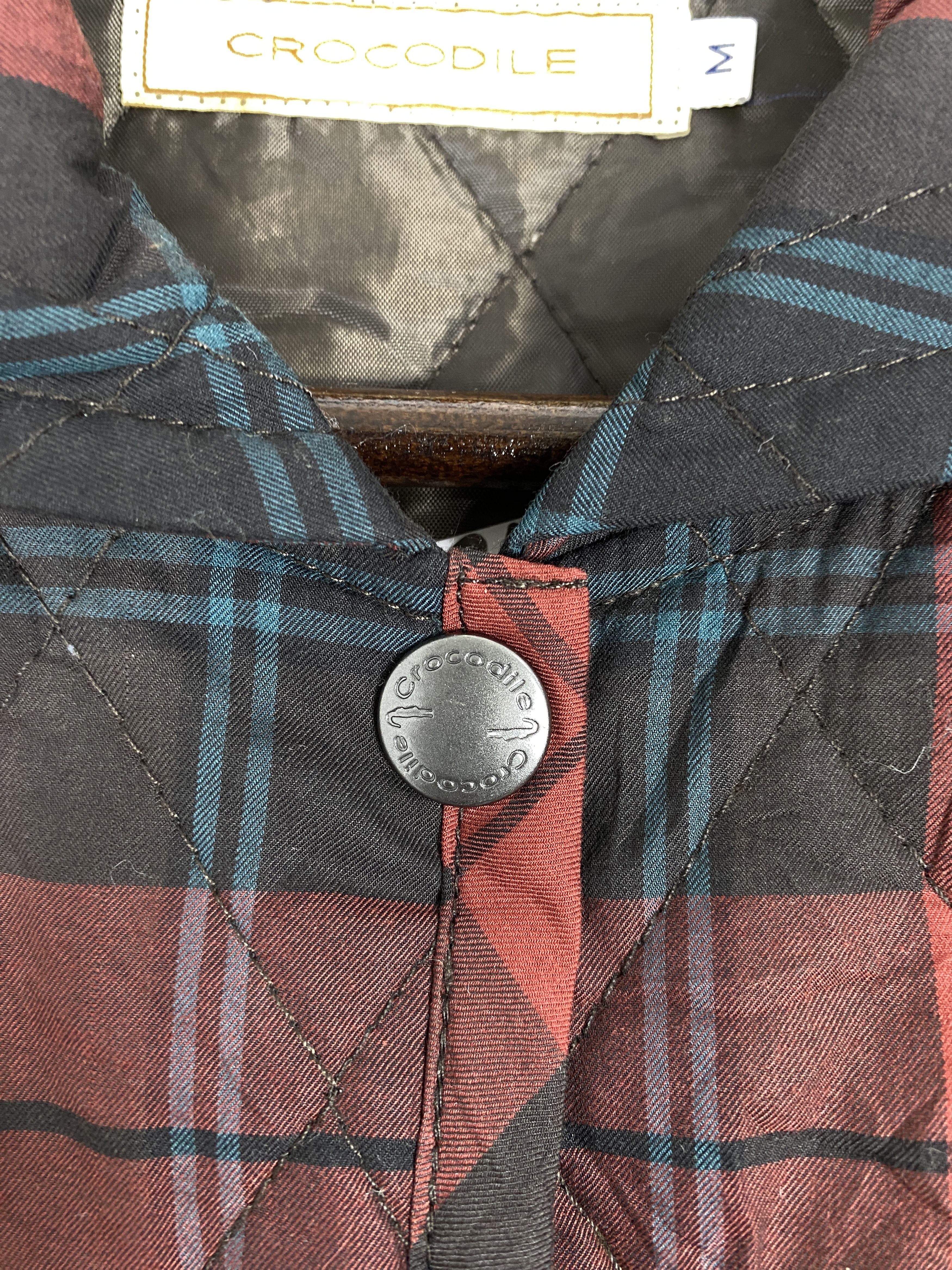 Japanese Brand Vintage Crocodile Flannel Quilted Lining Jacket PJ2404 Size US S / EU 44-46 / 1 - 4 Thumbnail