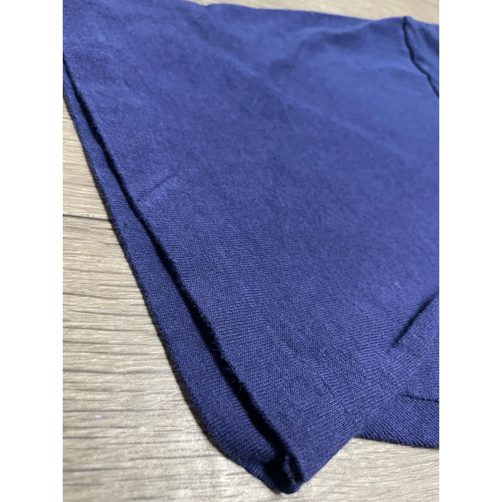 Adidas × Vintage Vintage Original Adidas Spellout Logo Blue Tee 90s Sz L Size US L / EU 52-54 / 3 - 3 Thumbnail