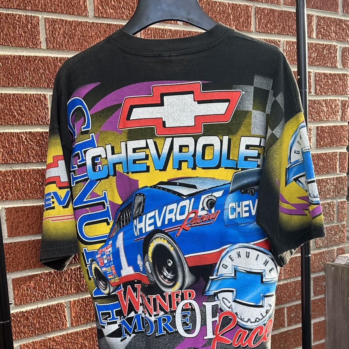 Chevrolet × NASCAR Vintage 90s Chevrolet Racing aop nascar single stitch Size US L / EU 52-54 / 3 - 4 Thumbnail