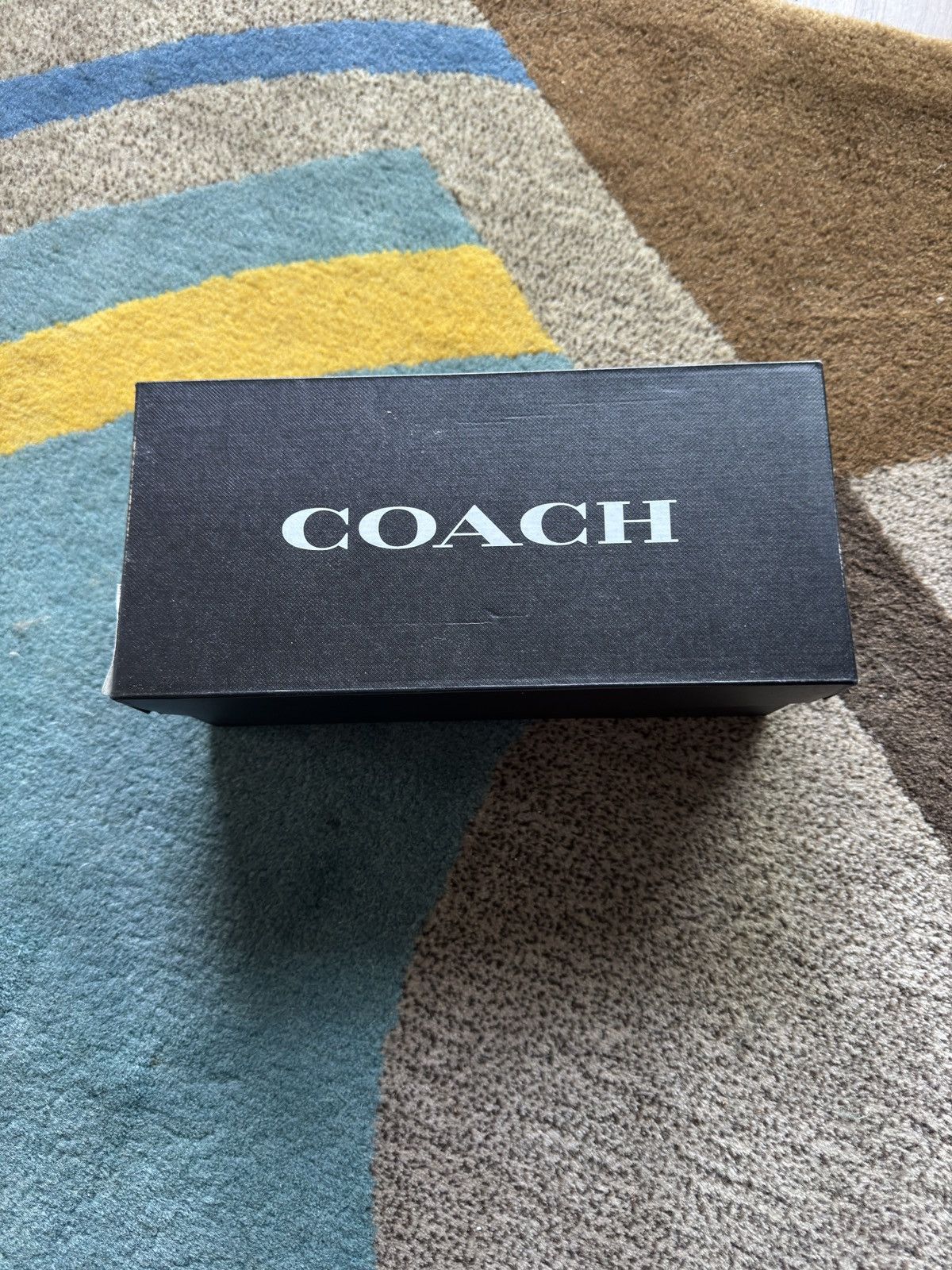 Coach Margot Leather Sandal size 8 Black