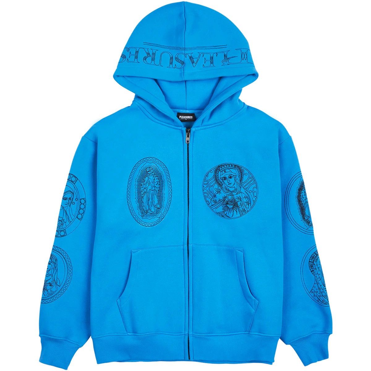 Virgin Cotton Blend Zip Hoodie XXL