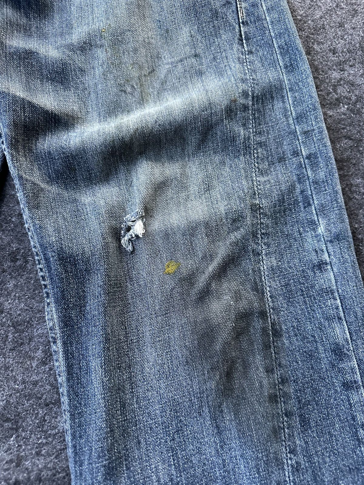 If Six Was Nine × PPFM Double Waist Unbrand Japan Paint Dirty Style D409 Size US 34 / EU 50 - 10 Thumbnail
