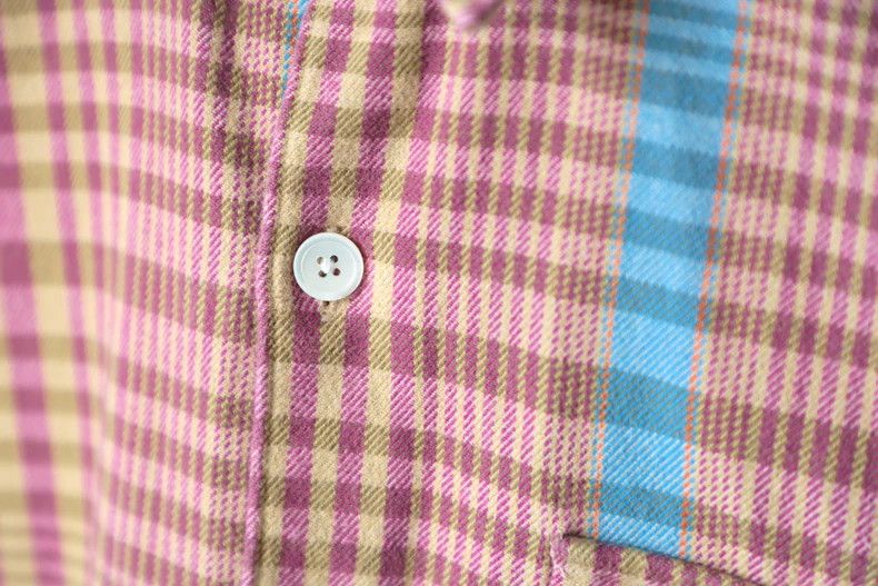 Our Legacy Our Legacy size48 Pink flannel plaid shirt Size US M / EU 48-50 / 2 - 4 Thumbnail