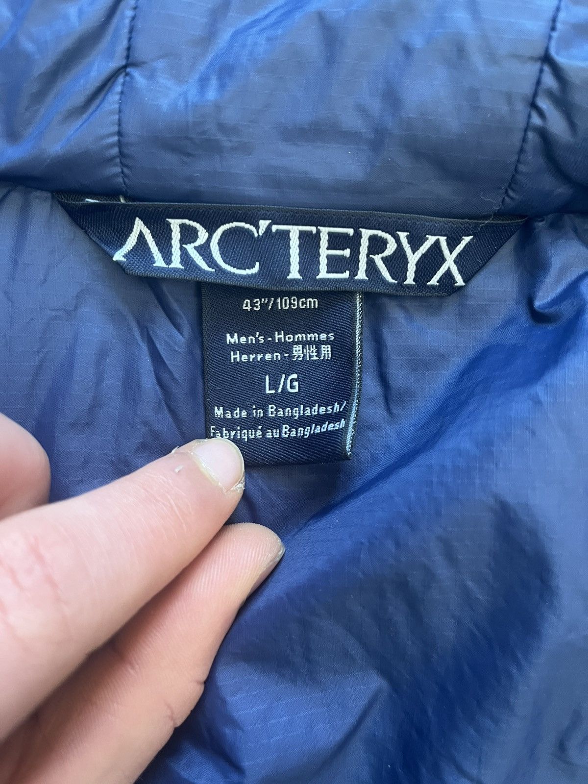Arc'teryx Arcteryx jacket atom blue gorpcore streetwear Size US L / EU 52-54 / 3 - 6 Thumbnail