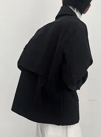 Japanese Brand × Vintage Avant garde fashion retro wrap jacket aesthetic Size US L / EU 52-54 / 3 - 5 Thumbnail