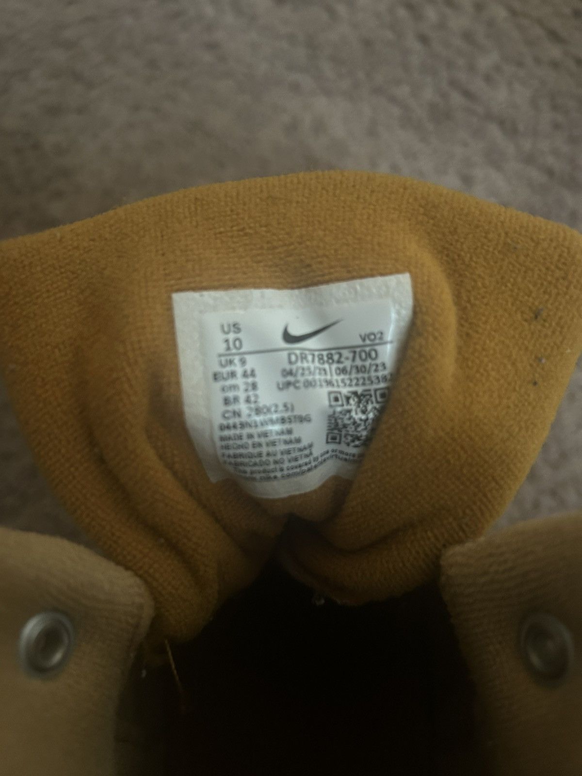 Nike Nike Court Highs “Wheat” Size US 10 / EU 43 - 6 Thumbnail